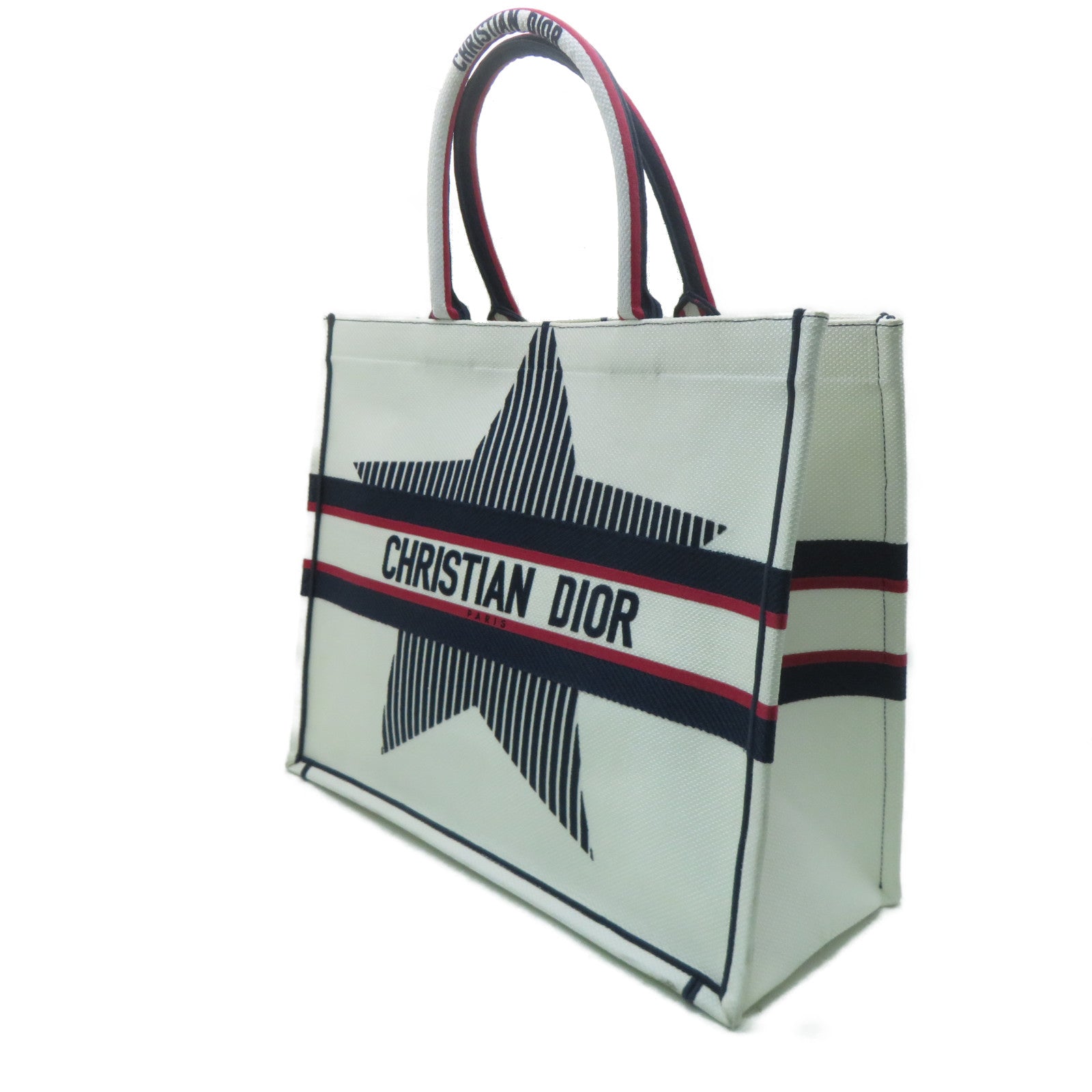 Dior 【激減優惠】帆布Book Tote Bag手挽袋藍色/白色