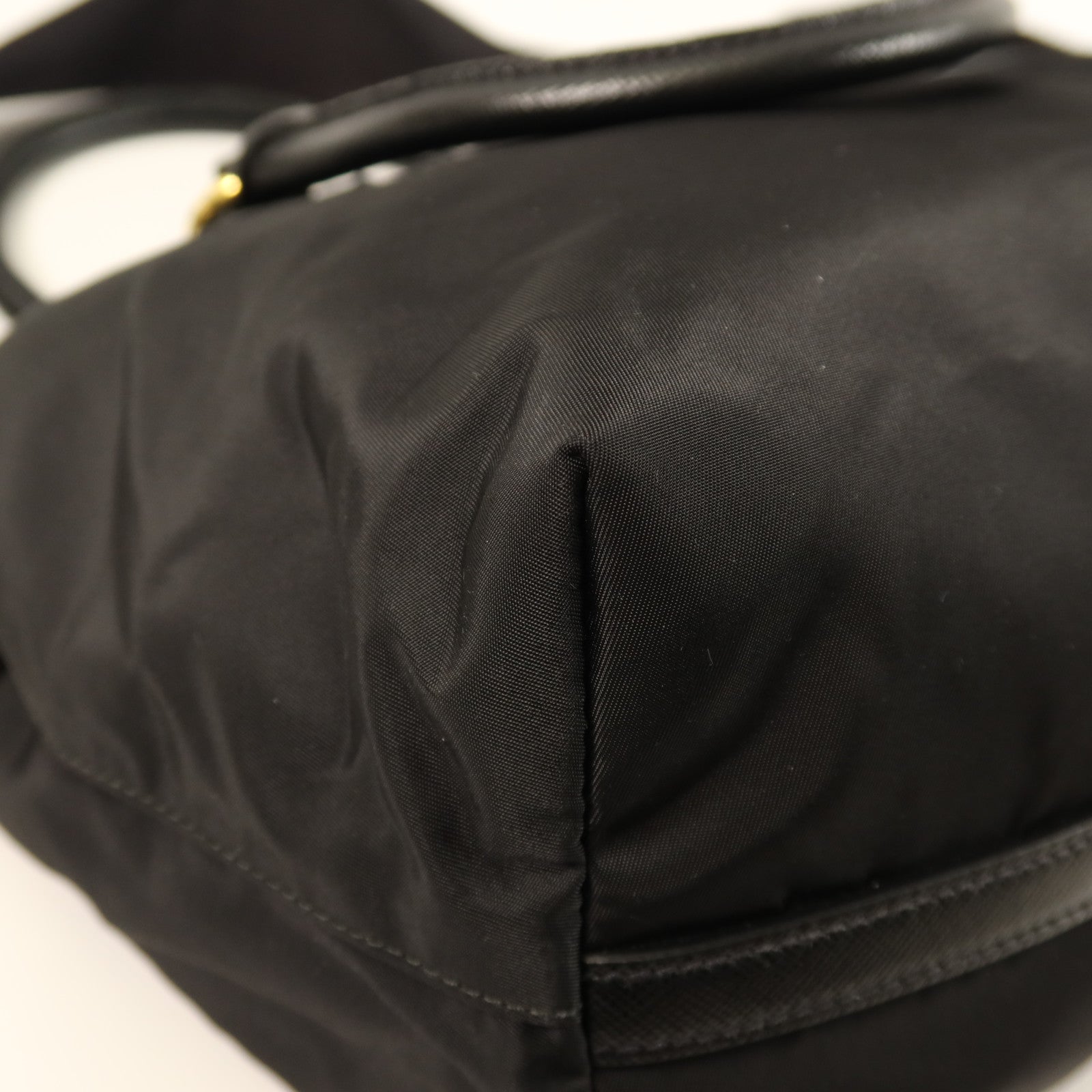 PRADA 尼龍Shoulder Bag金扣手挽肩背兩用袋
