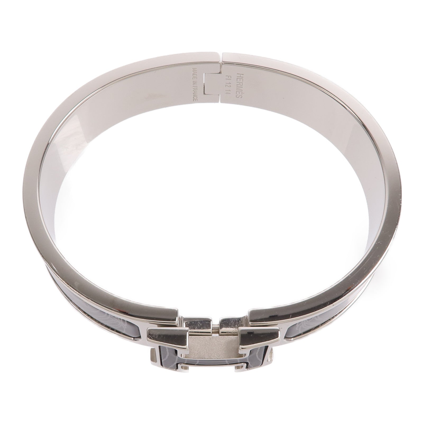 HERMES 金屬/琺瑯Clic H Bracelet手鐲