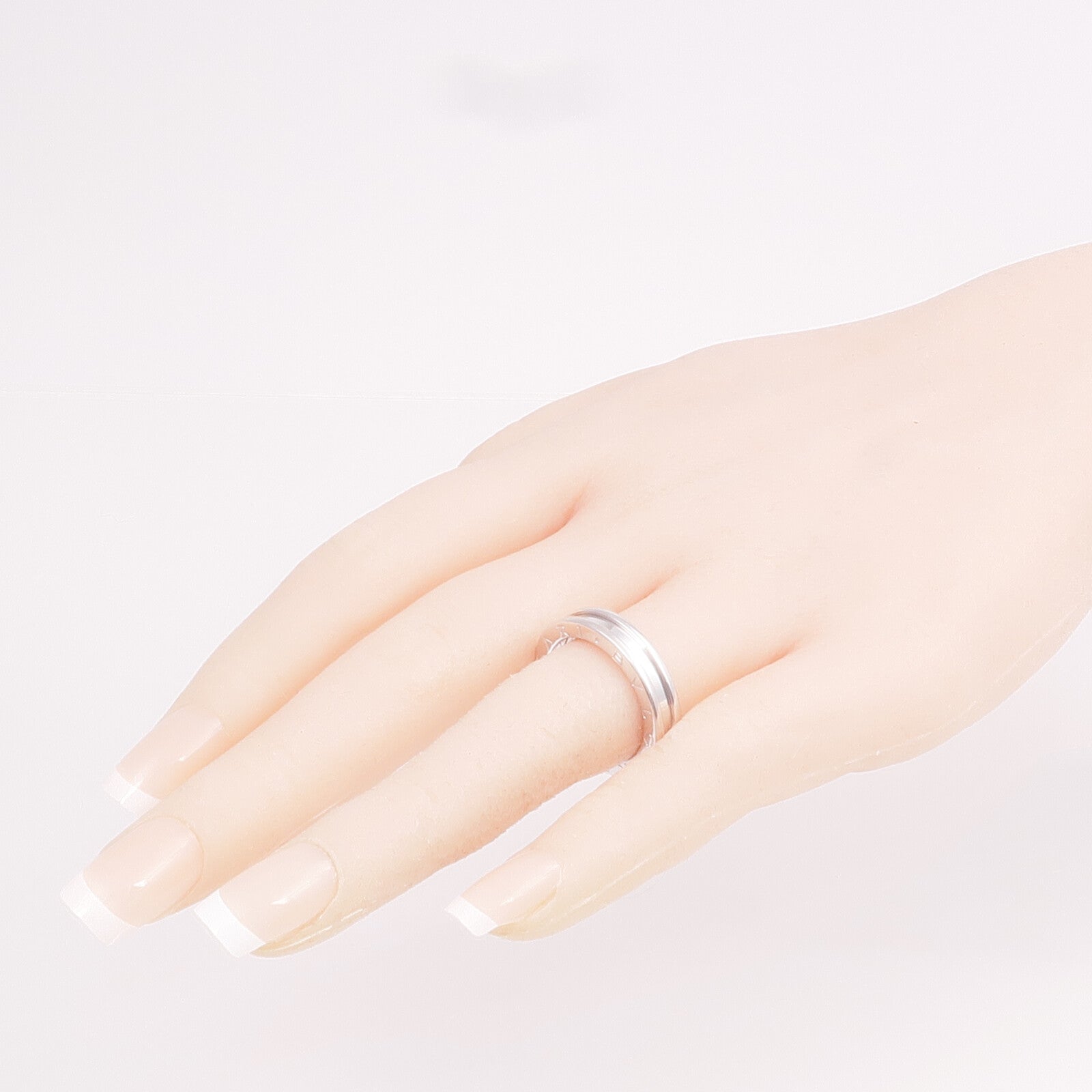 BVLGARI 18K白金B-Zero1 1 Band Ring戒指Bvlgari#56/US#7.5