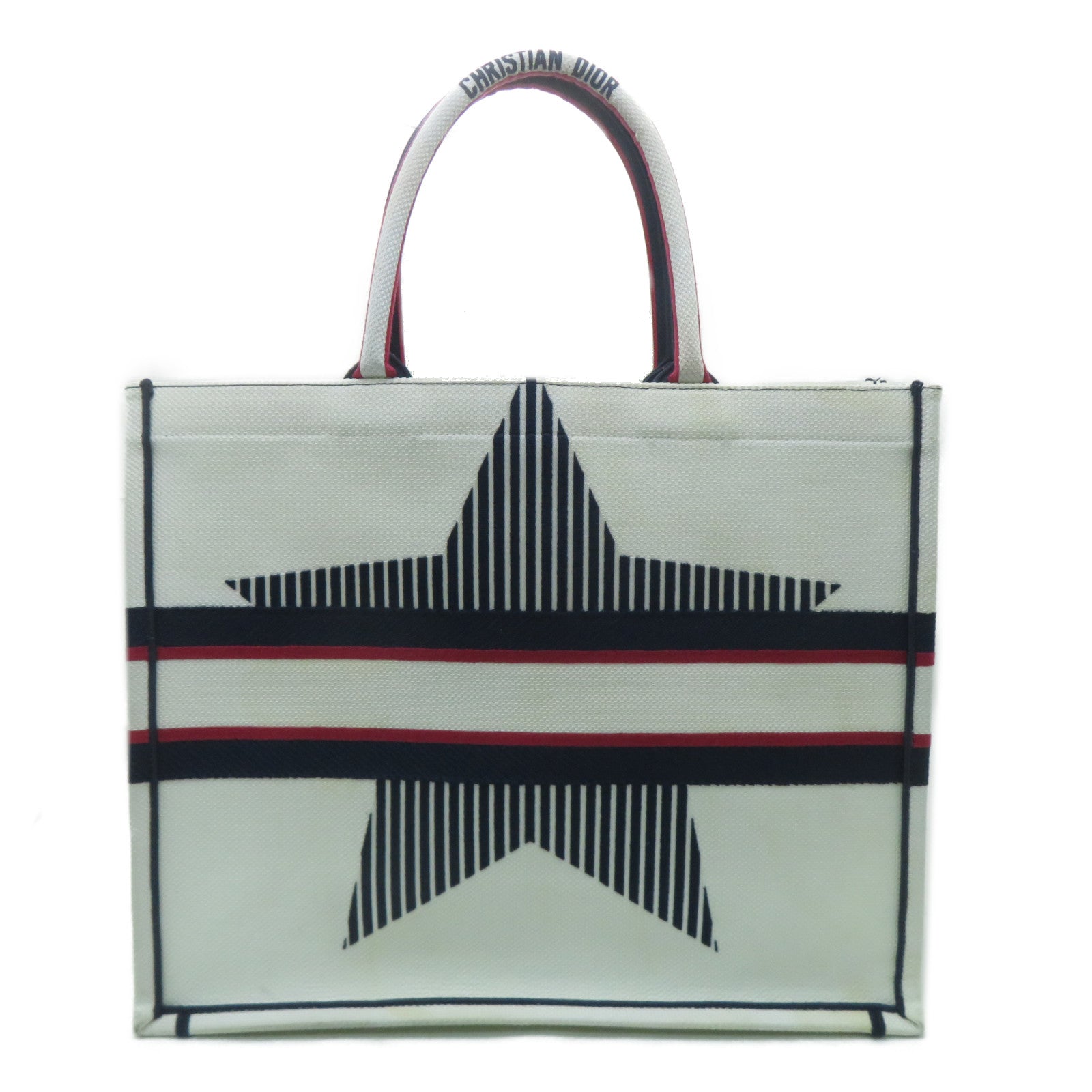 Dior 【激減優惠】帆布Book Tote Bag手挽袋藍色/白色