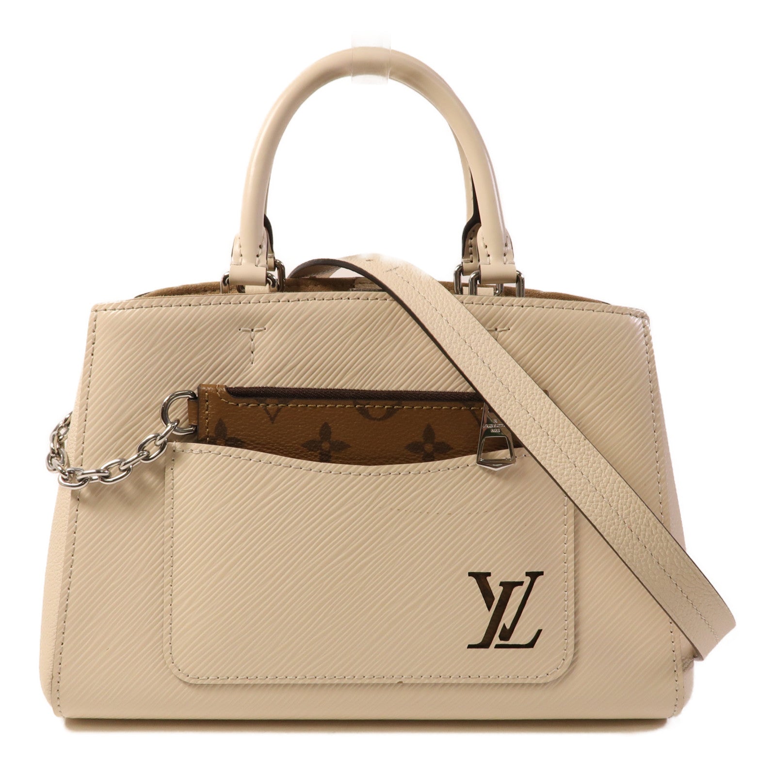 LOUIS VUITTON 【激減優惠】Epi Marelle Tote銀扣手挽肩背兩用袋