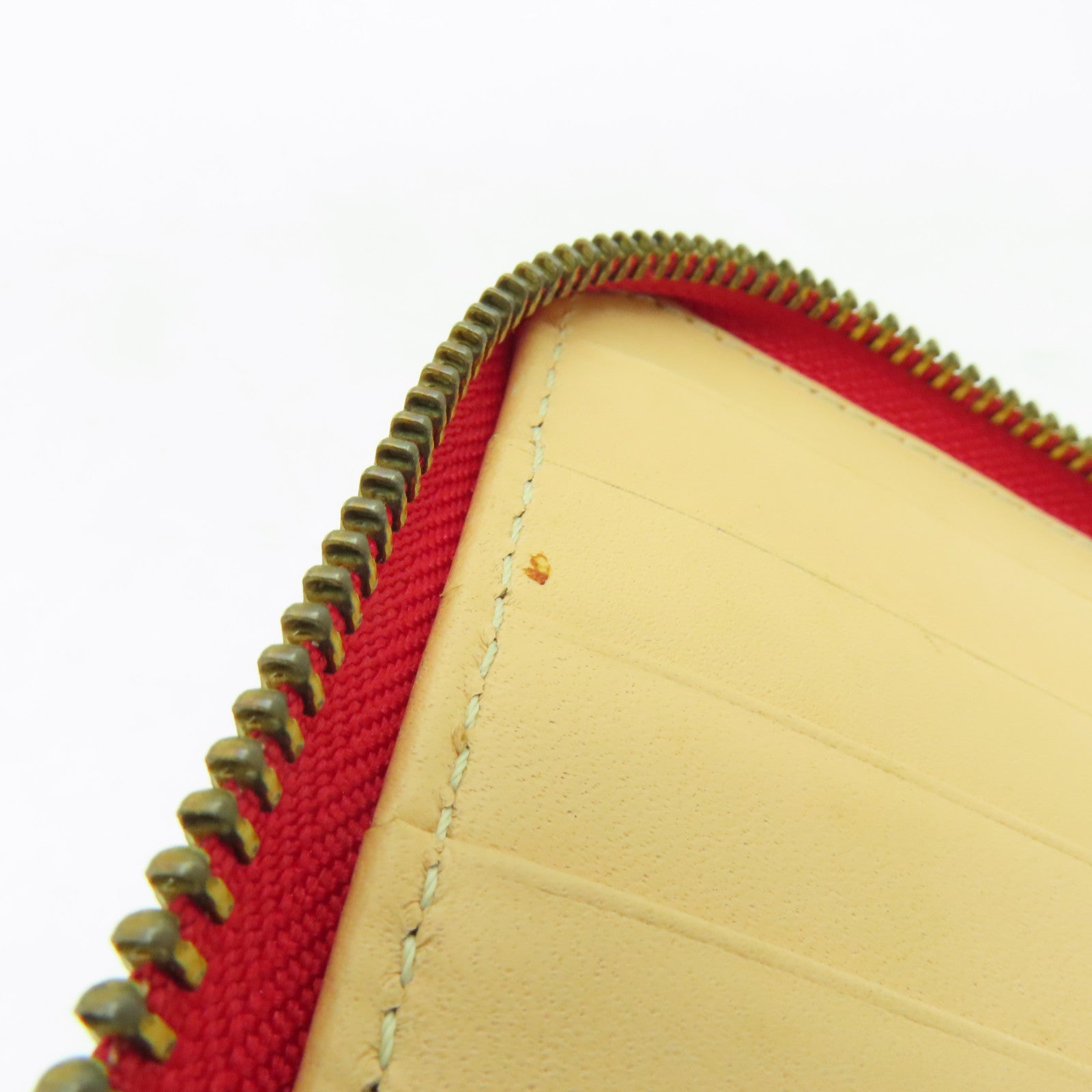 Kate Spade 【激減優惠】牛皮皮革Wallet Pouch金扣手拿包紅色