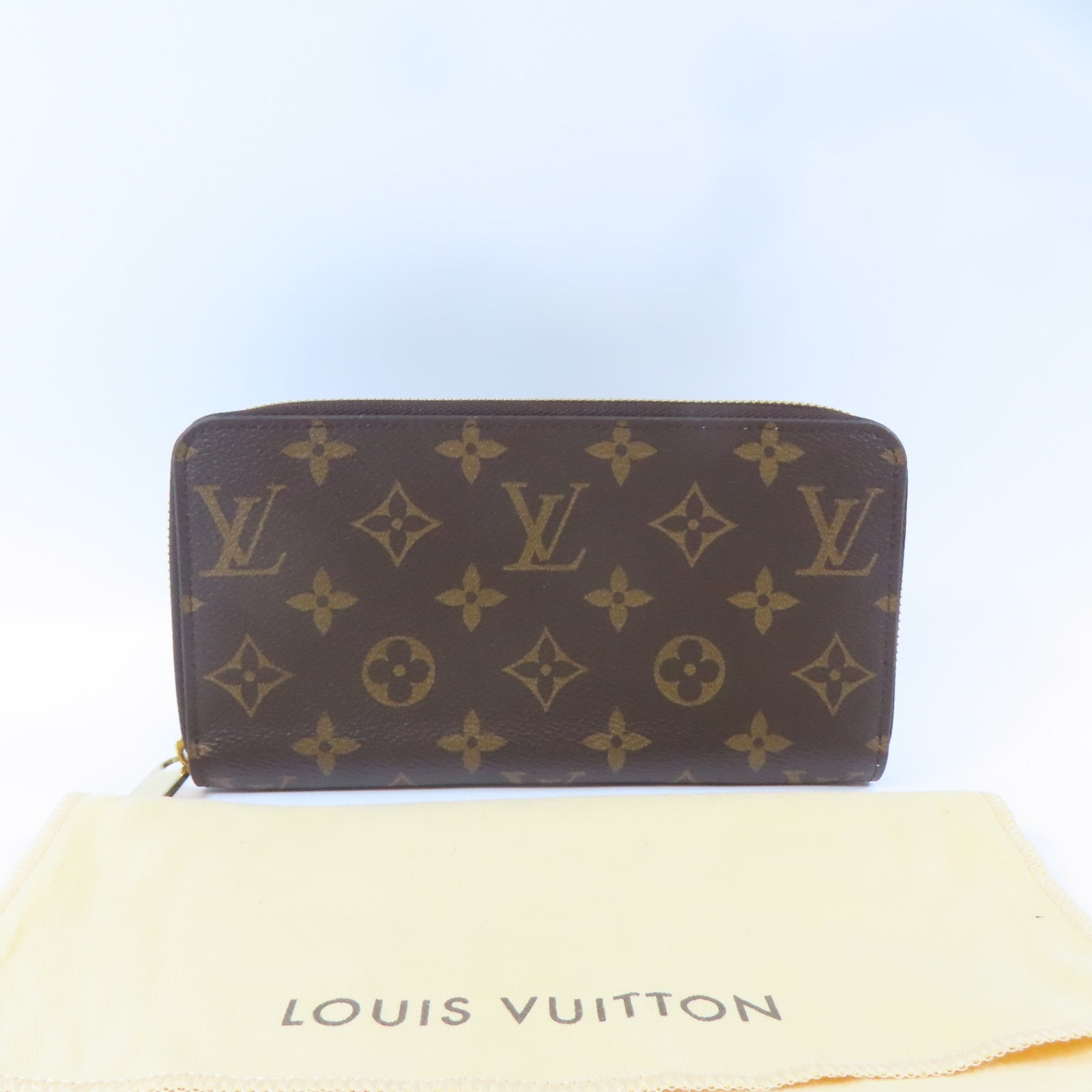 LOUIS VUITTON 【激減優惠】Monogram Zipper Long Wallet錢包啡色
