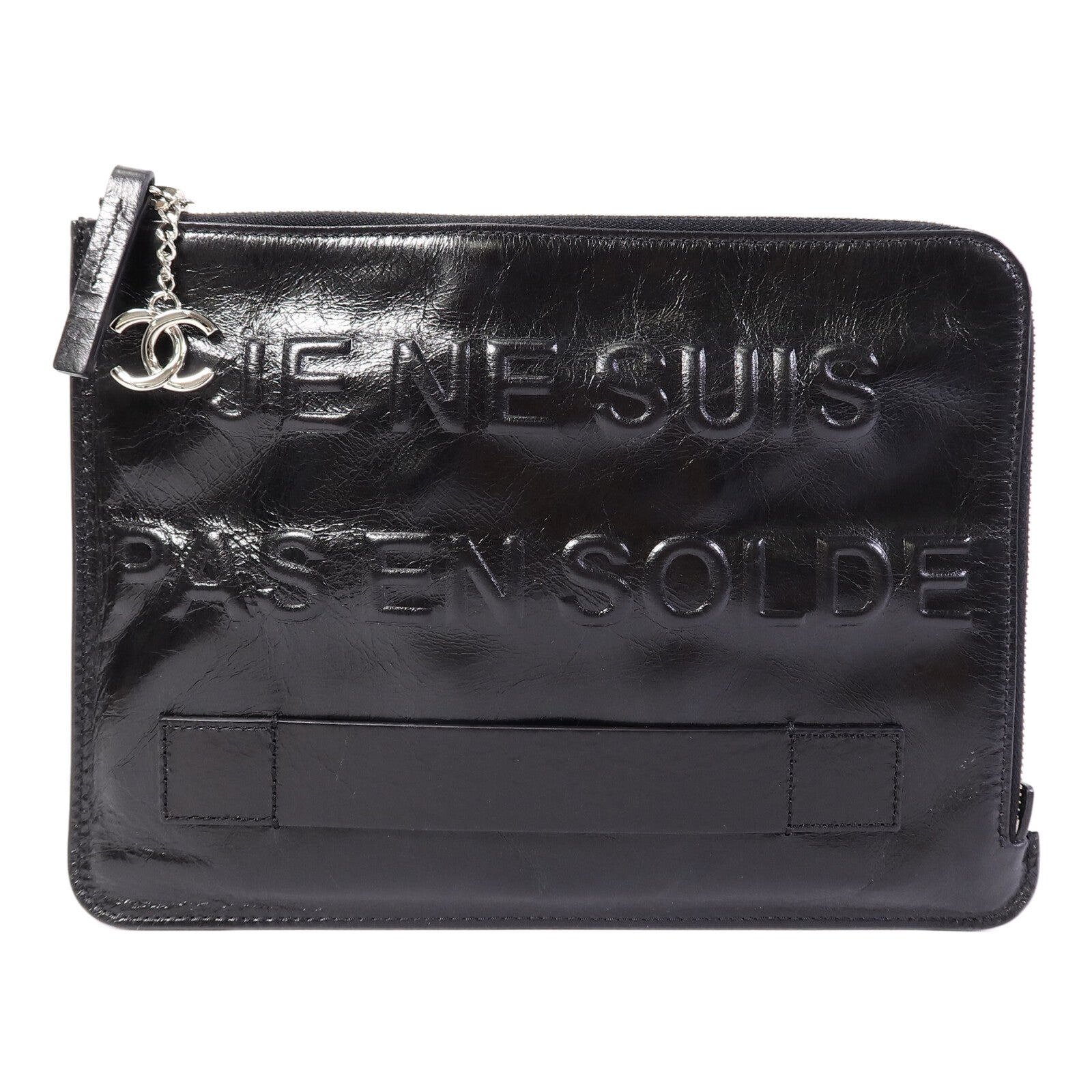CHANEL 牛皮皮革Je Ne Suis Pas En Solde Clutch手拿包