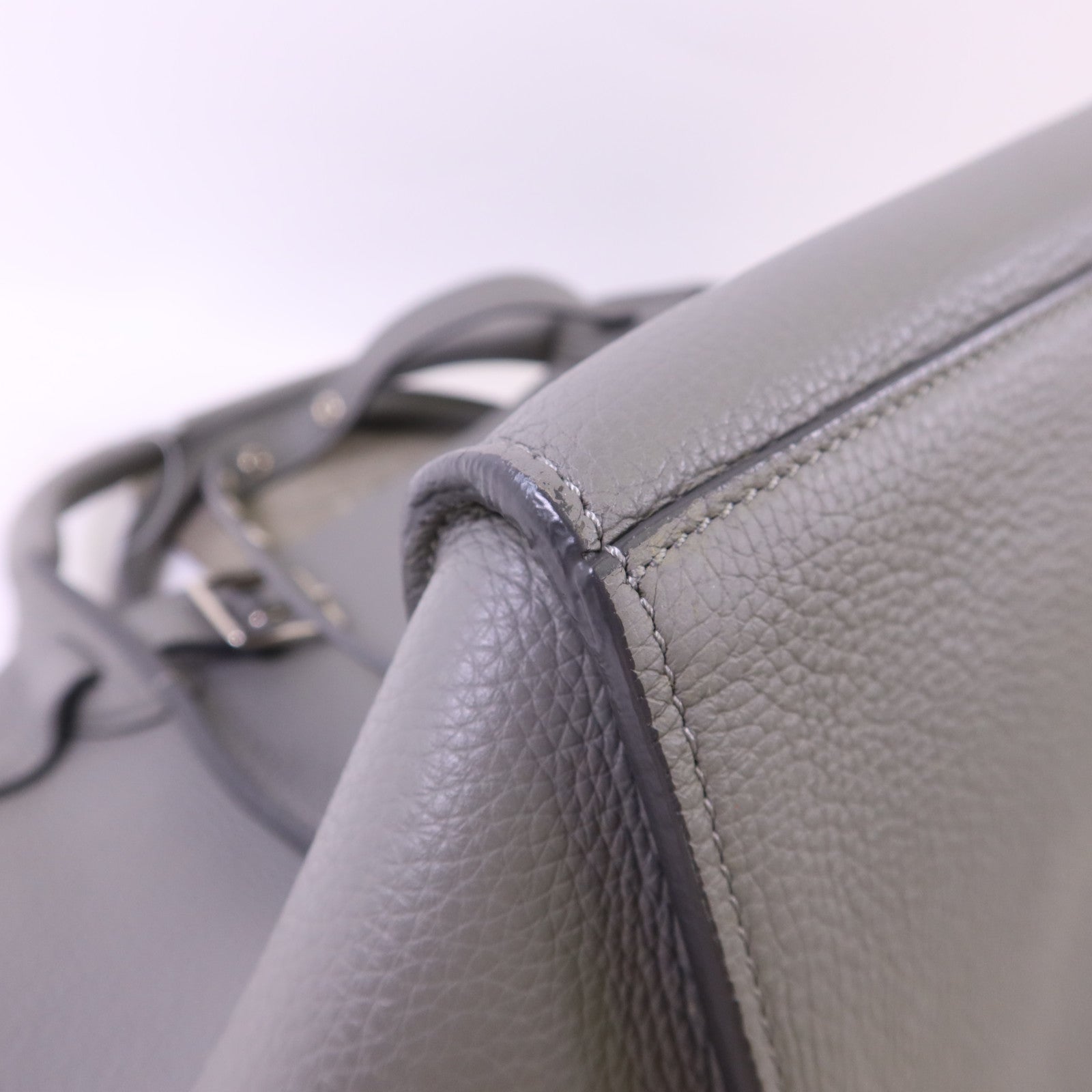 CELINE 牛皮皮革Small Big Bag銀扣手挽肩背兩用袋
