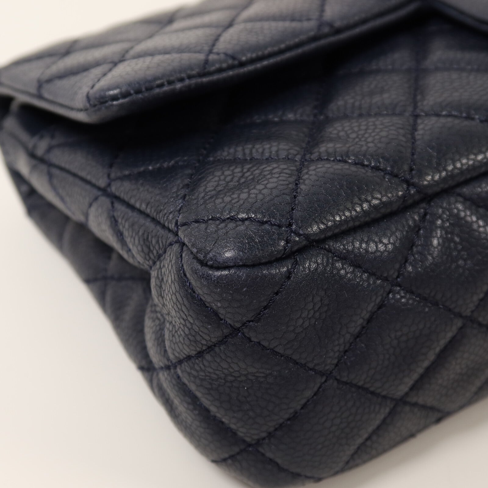 CHANEL 牛皮皮革Classic 25銀扣鏈帶肩背袋