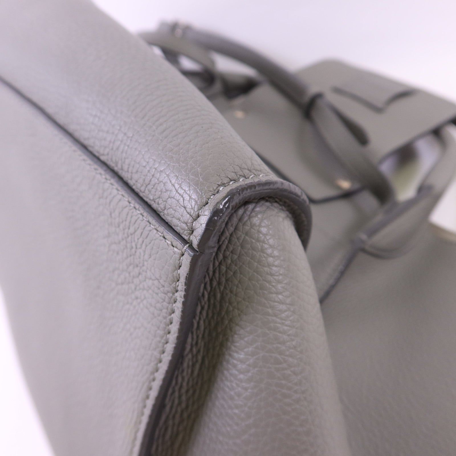 CELINE 牛皮皮革Small Big Bag銀扣手挽肩背兩用袋