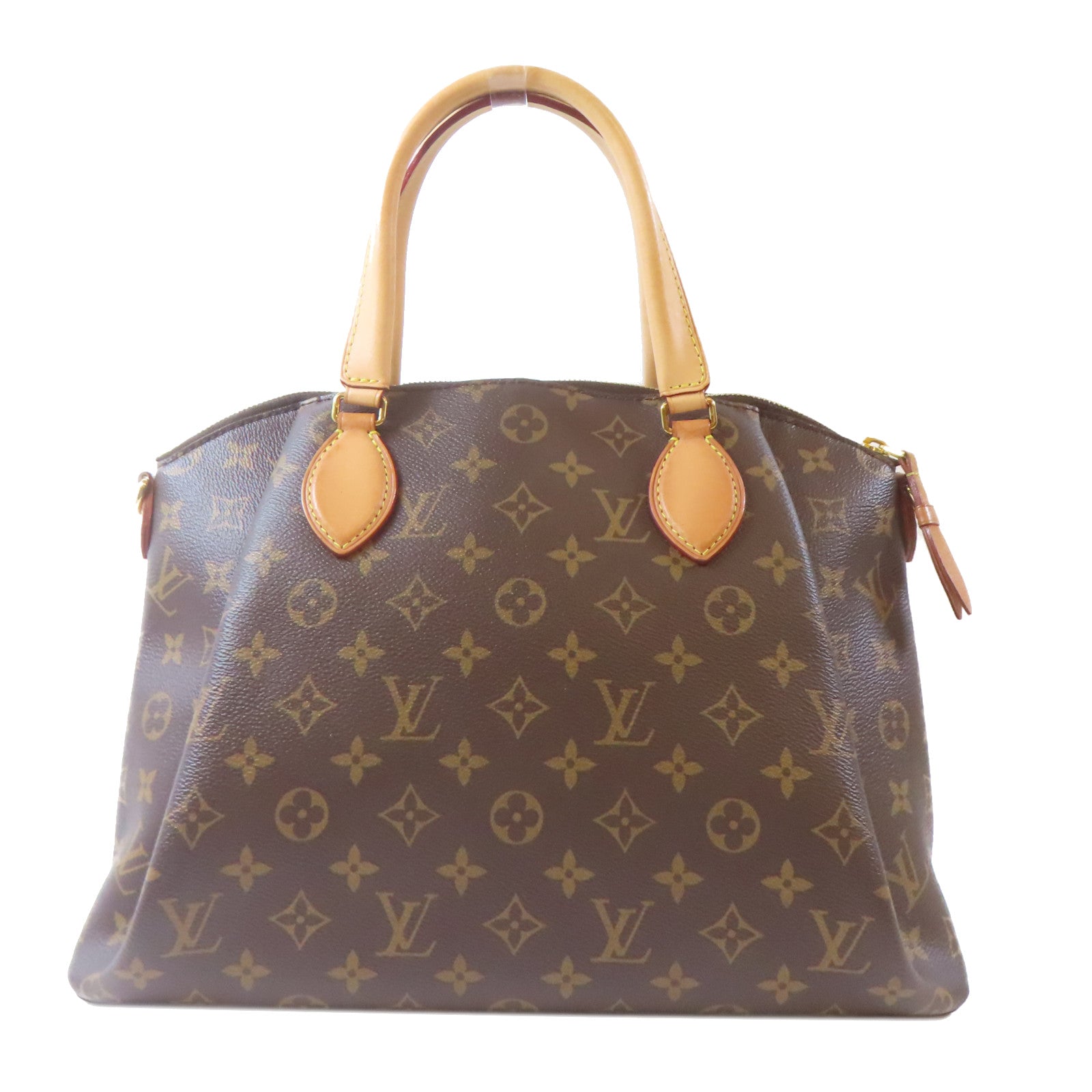 LOUIS VUITTON Monogram Rivoli MM金扣手挽肩背兩用袋啡色