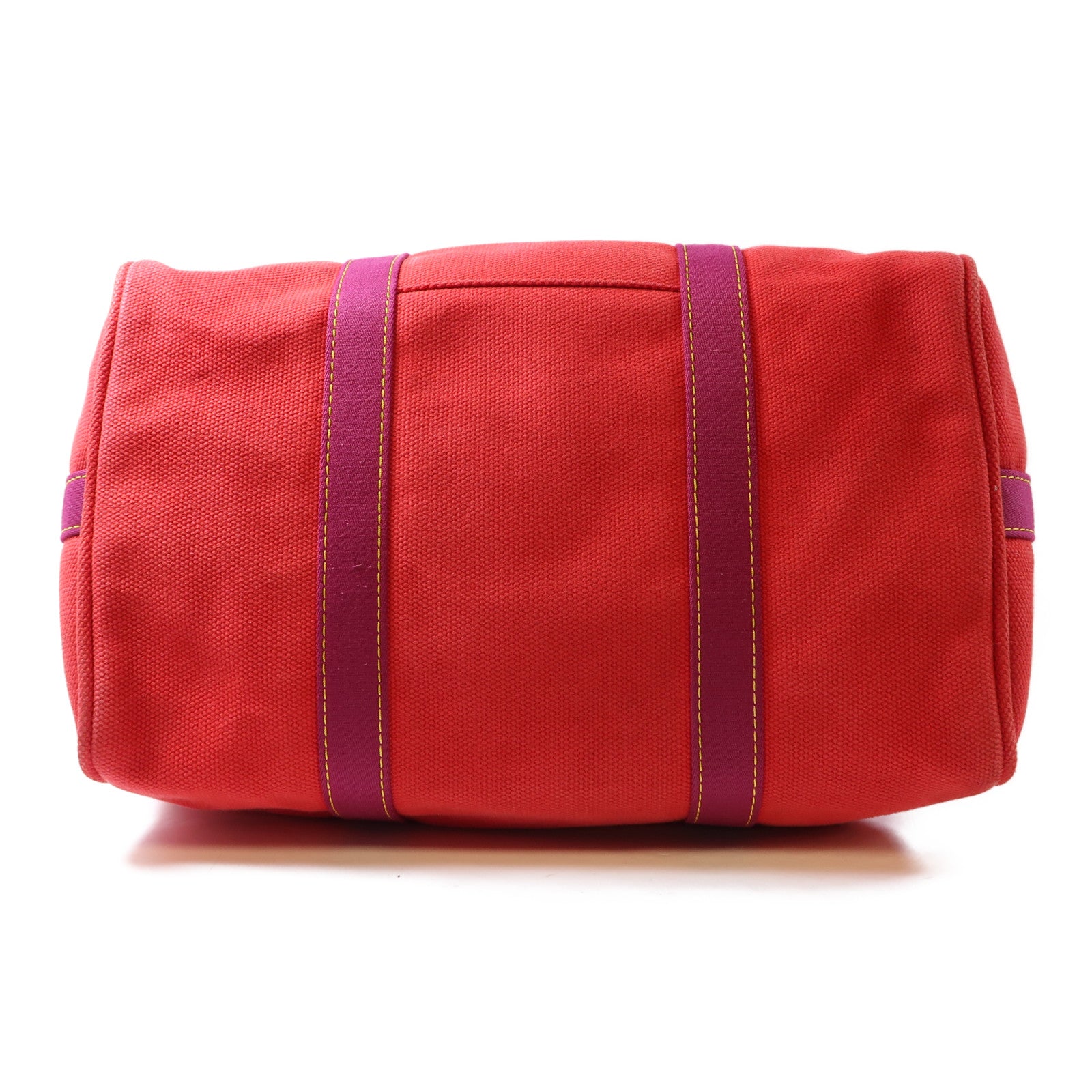 LOUIS VUITTON 帆布Antigua Sac Weekend金扣手挽袋紅色