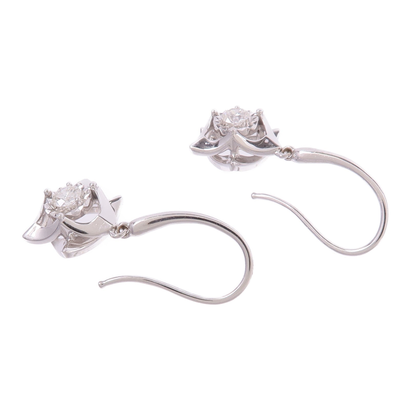 JEWELRY 18K白金Diamond Earrings鑽石耳環
