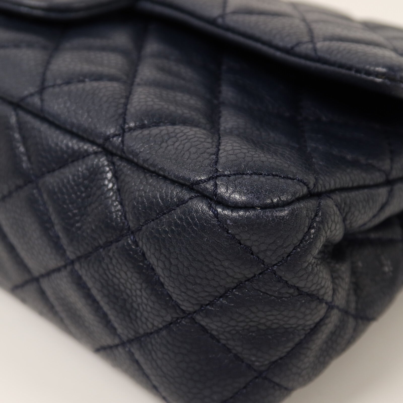 CHANEL 牛皮皮革Classic 25銀扣鏈帶肩背袋