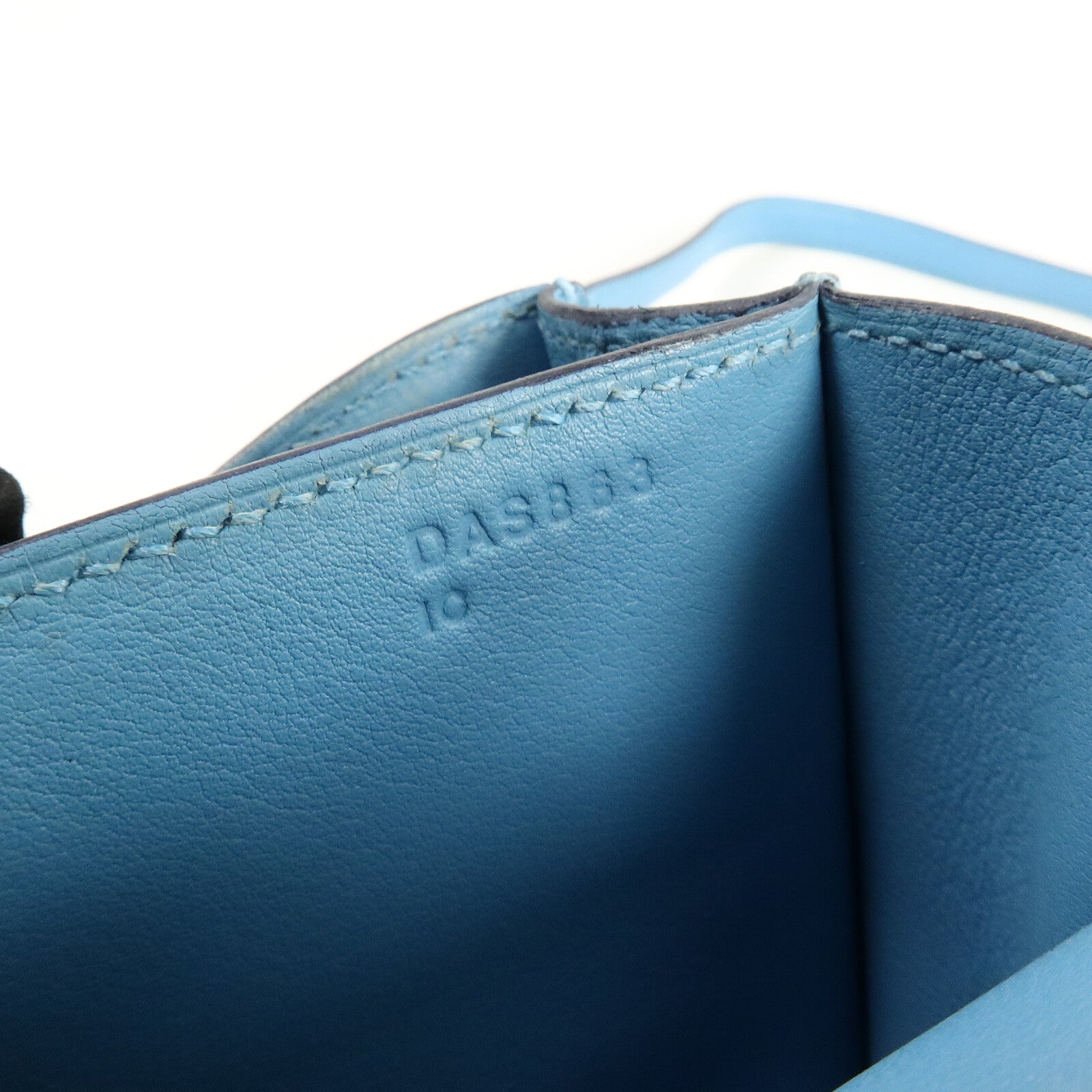 HERMES Swift皮革Constance Mini肩背袋Bleu Du Nord