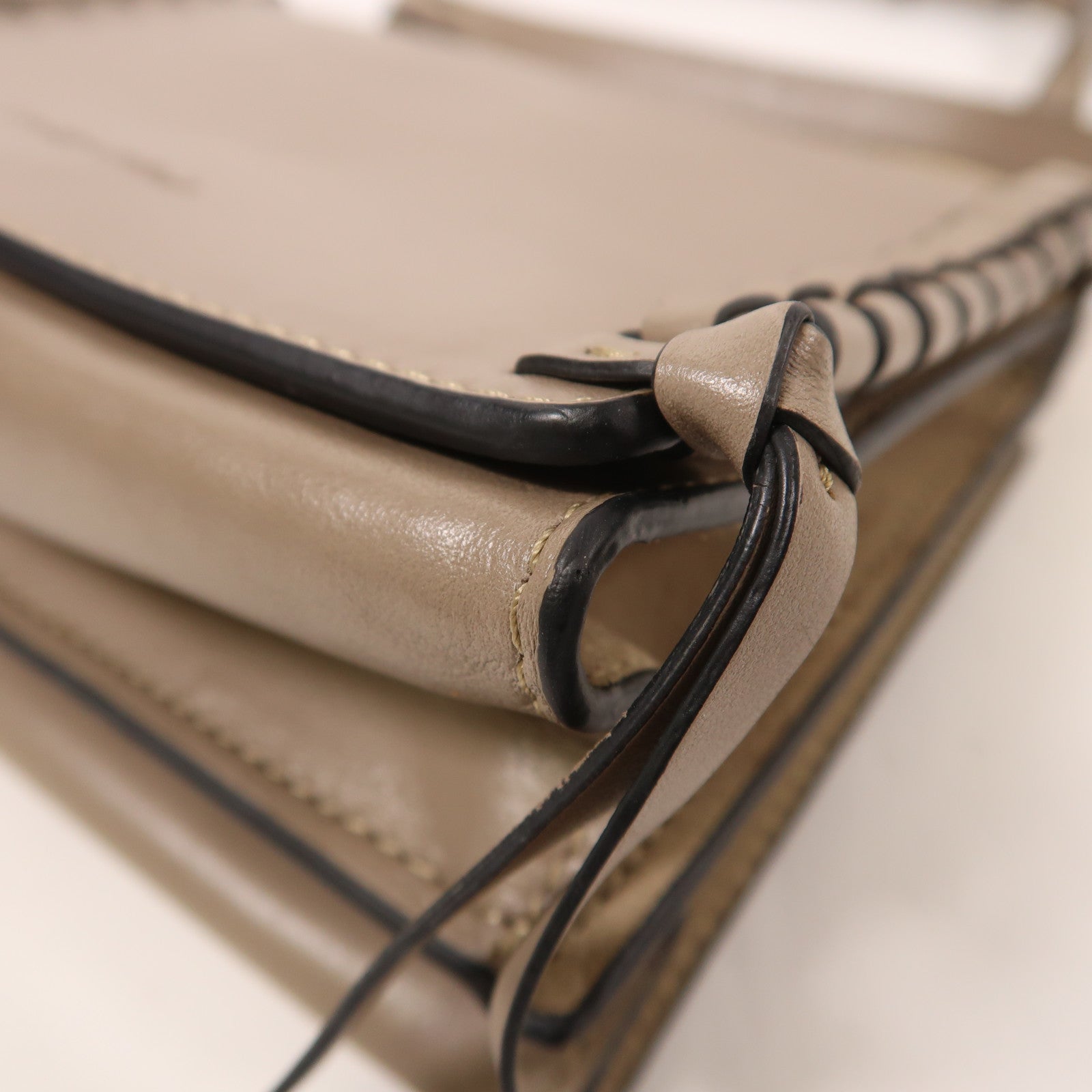 SEE BY CHLOE 牛皮皮革2 Way Shoulder金扣手挽肩背兩用袋