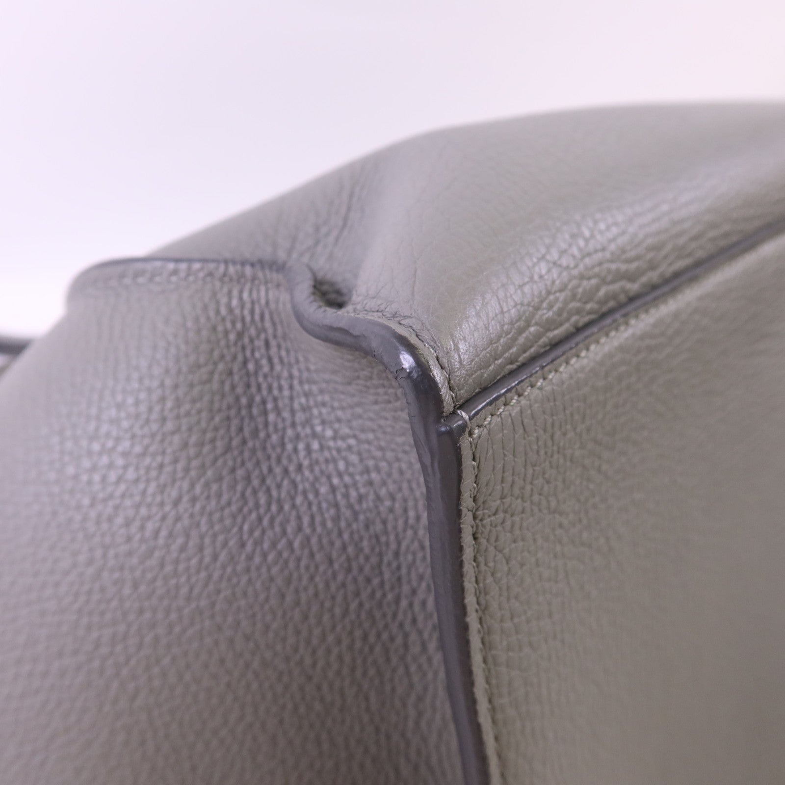 CELINE 牛皮皮革Small Big Bag銀扣手挽肩背兩用袋