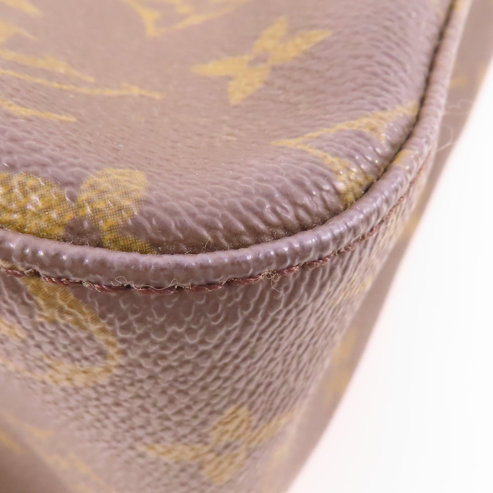 LOUIS VUITTON Monogram Looping MM金扣肩背袋棕色