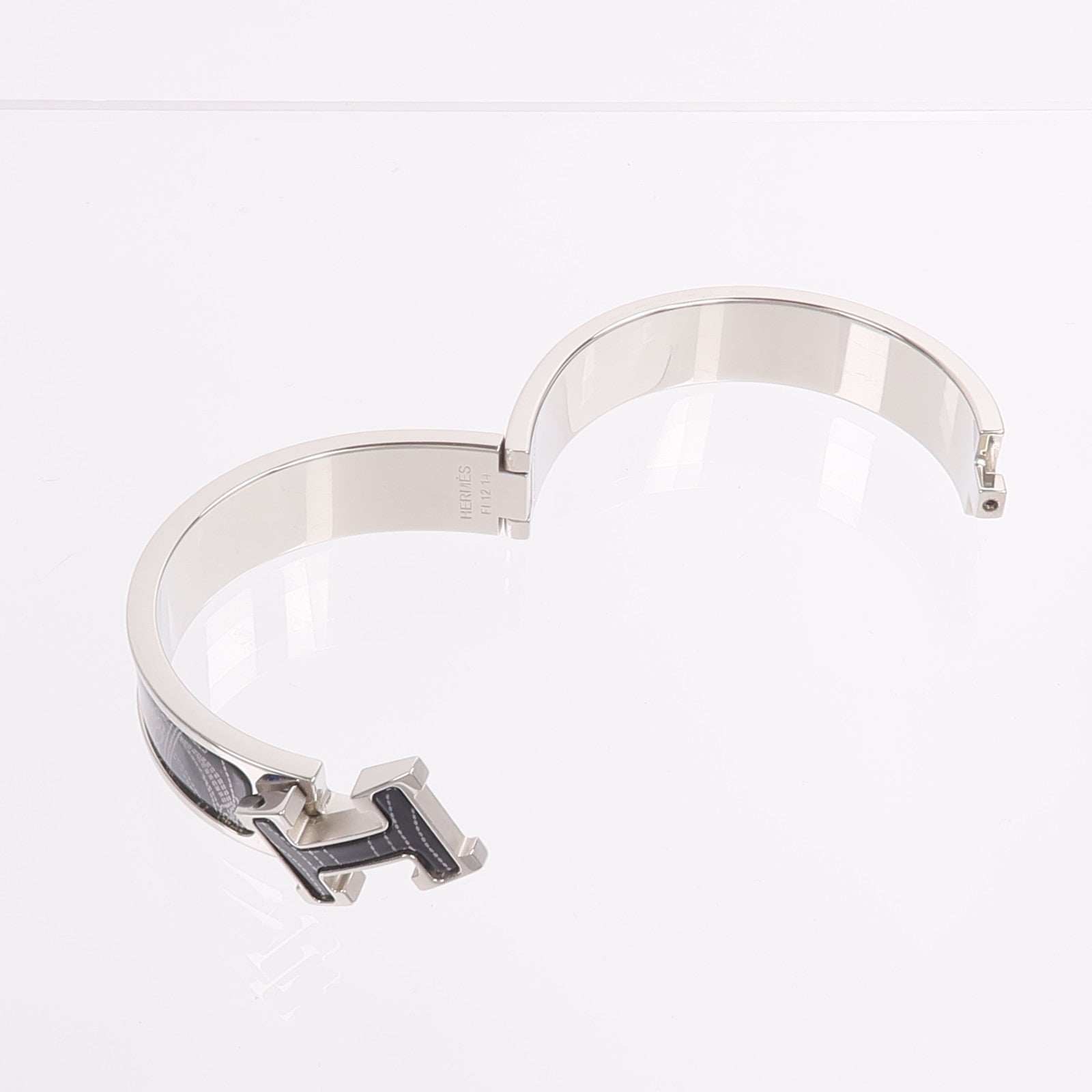HERMES 金屬/琺瑯Clic H Bracelet手鐲