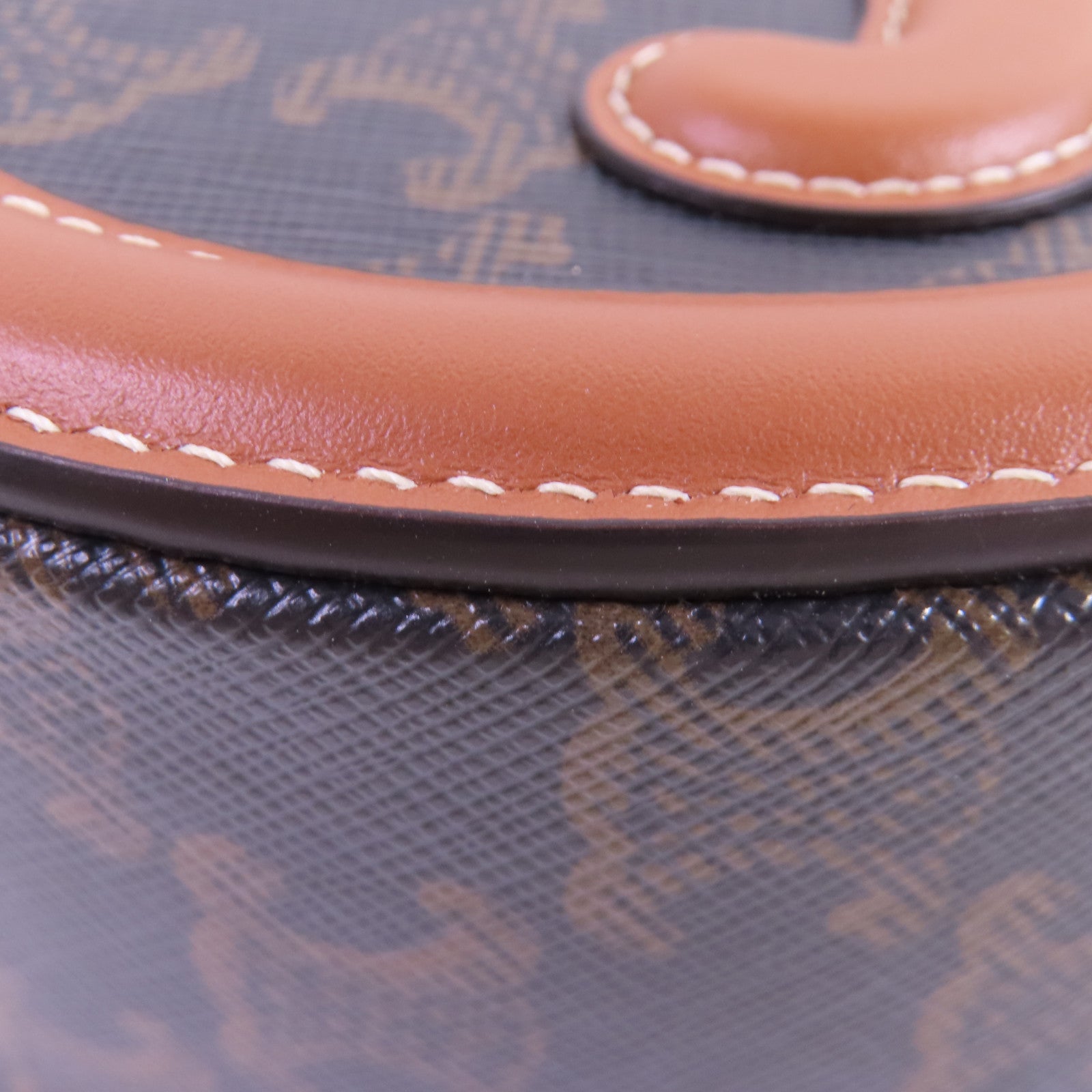 CELINE Triomphe帆布Triomphe Oval Shoulder Bag金扣肩背袋