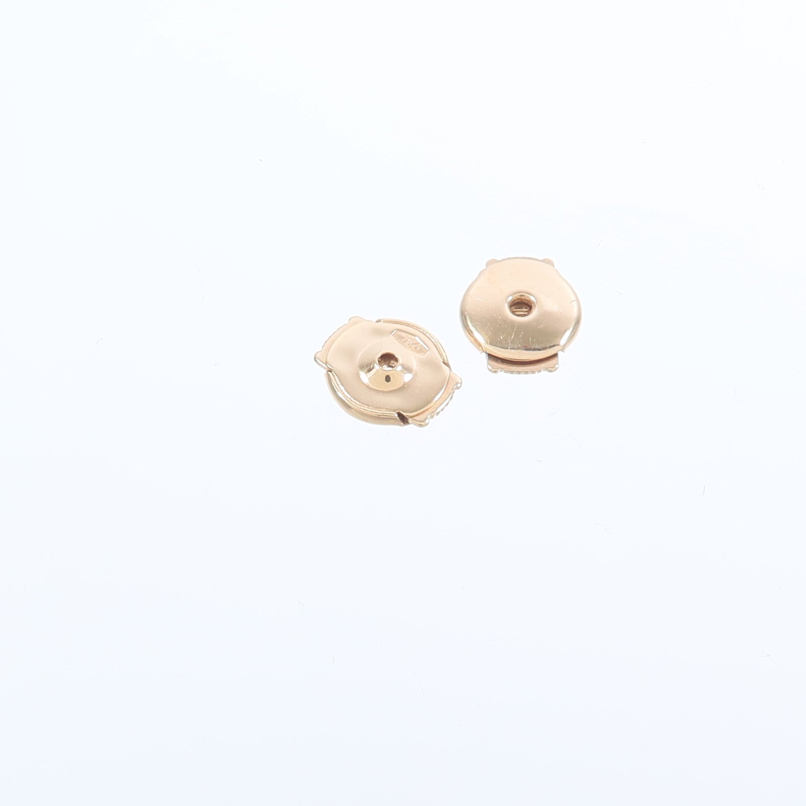 Chaumet 18K玫瑰金Jeux De Liens縞瑪瑙/鑽石耳環