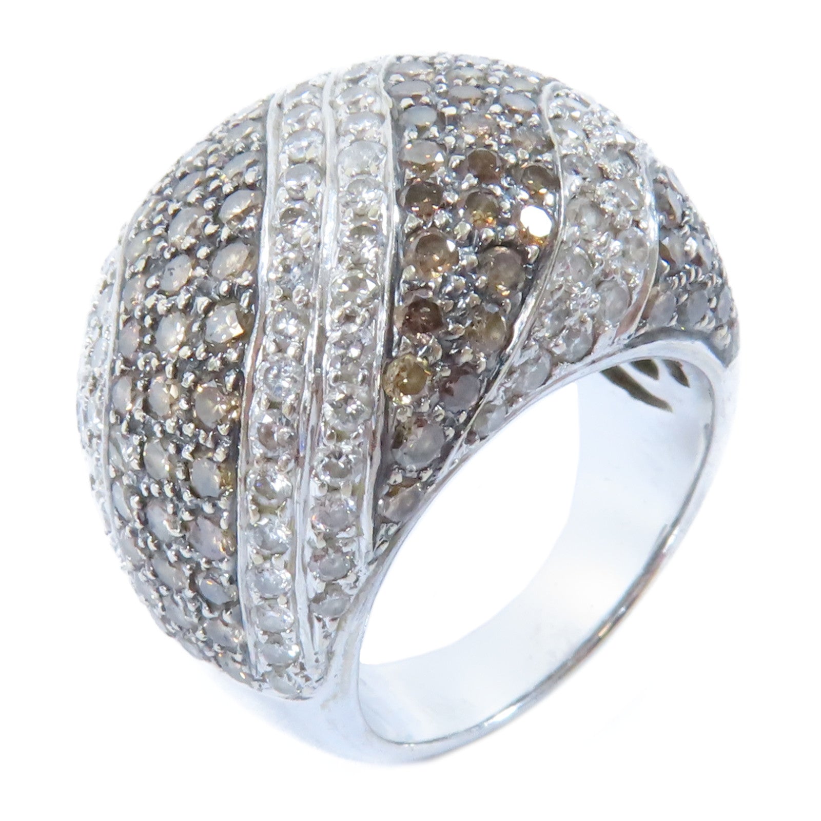 JEWELRY 18K白金Ring鑽石戒指US#6.75