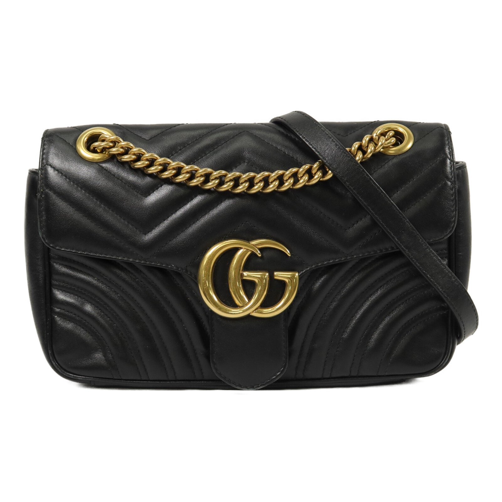 GUCCI GG Marmont Shoulder Bag鏈帶肩背袋