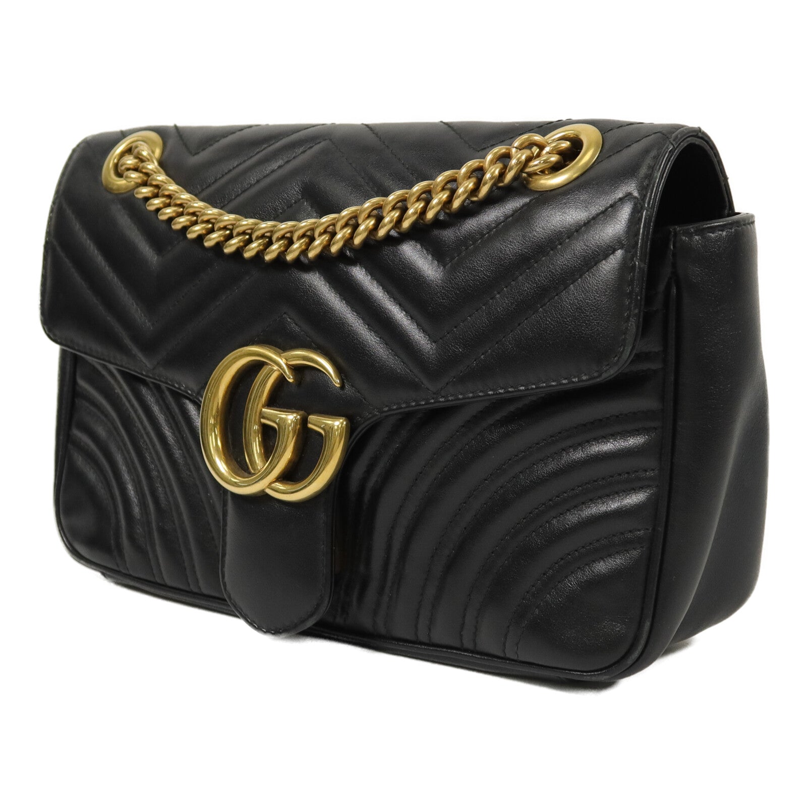 GUCCI GG Marmont Shoulder Bag鏈帶肩背袋