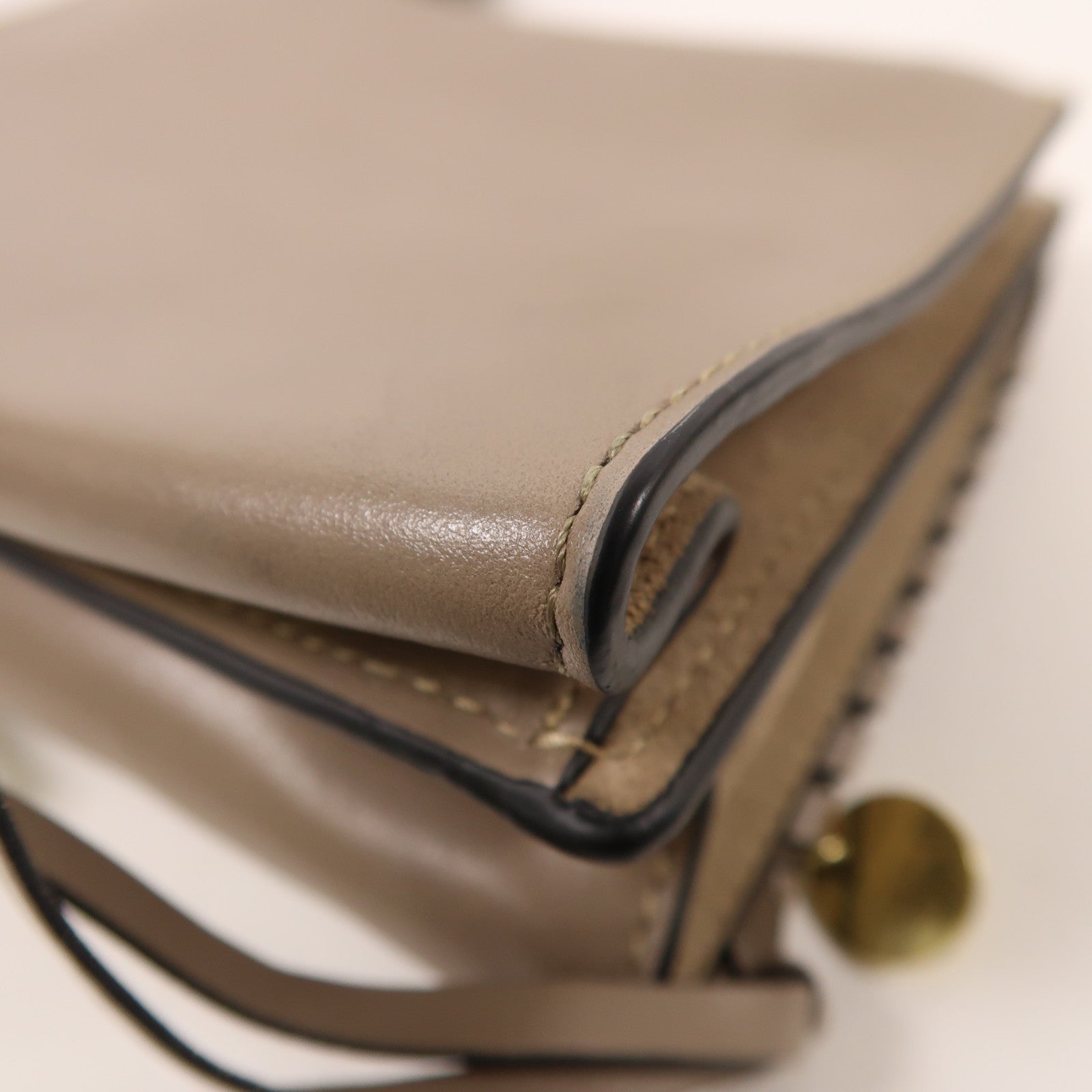 SEE BY CHLOE 牛皮皮革2 Way Shoulder金扣手挽肩背兩用袋