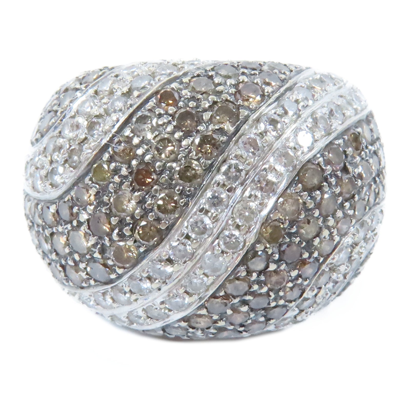 JEWELRY 18K白金Ring鑽石戒指US#6.75