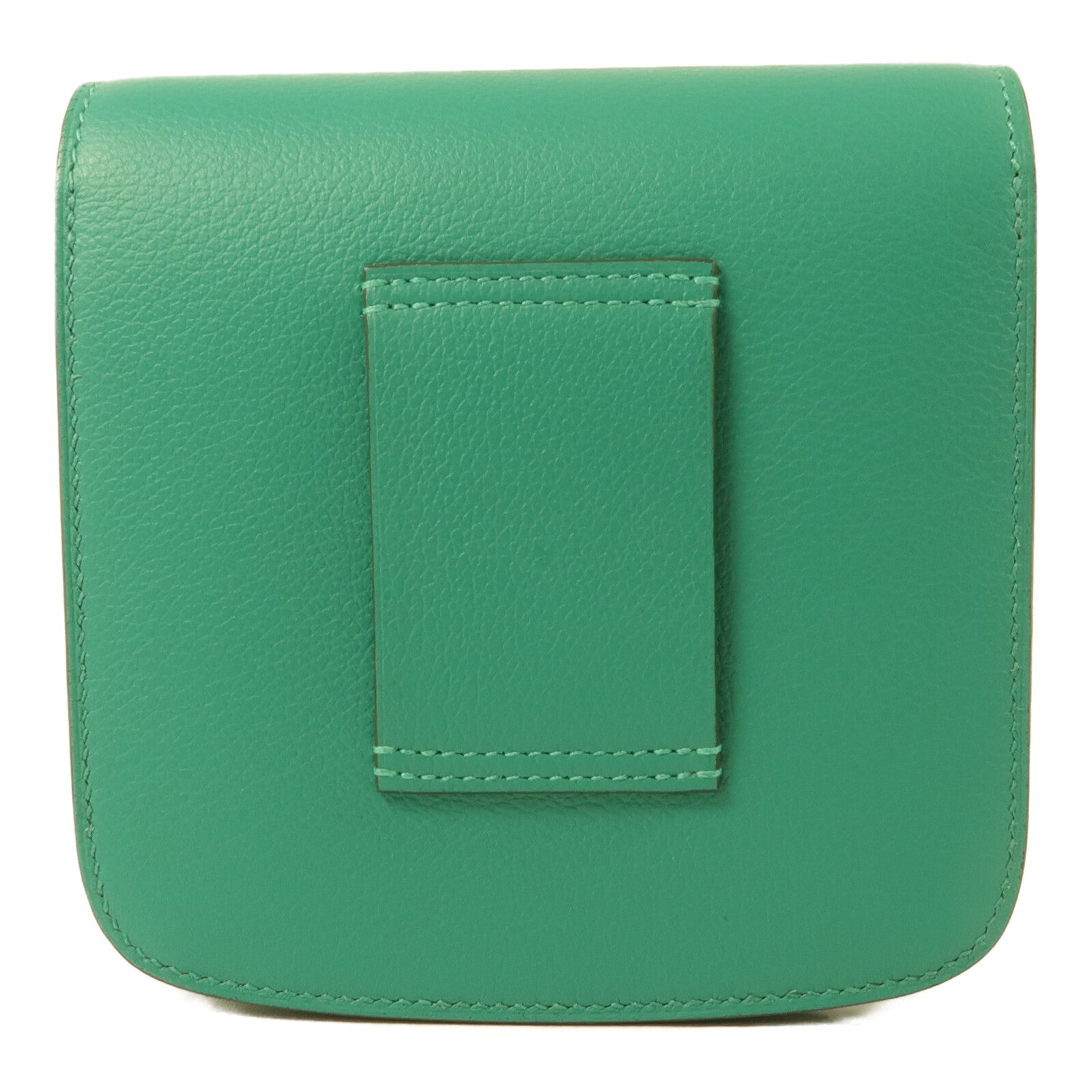 HERMES Evercolor皮革2002 Wallet錢包Vert Verone