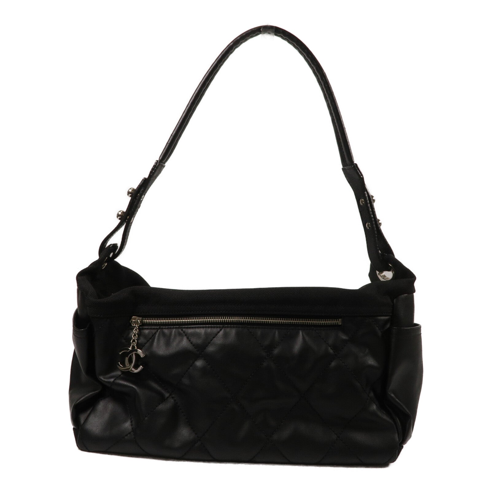 CHANEL 帆布Paris Biarritz Shoulder Bag肩背袋