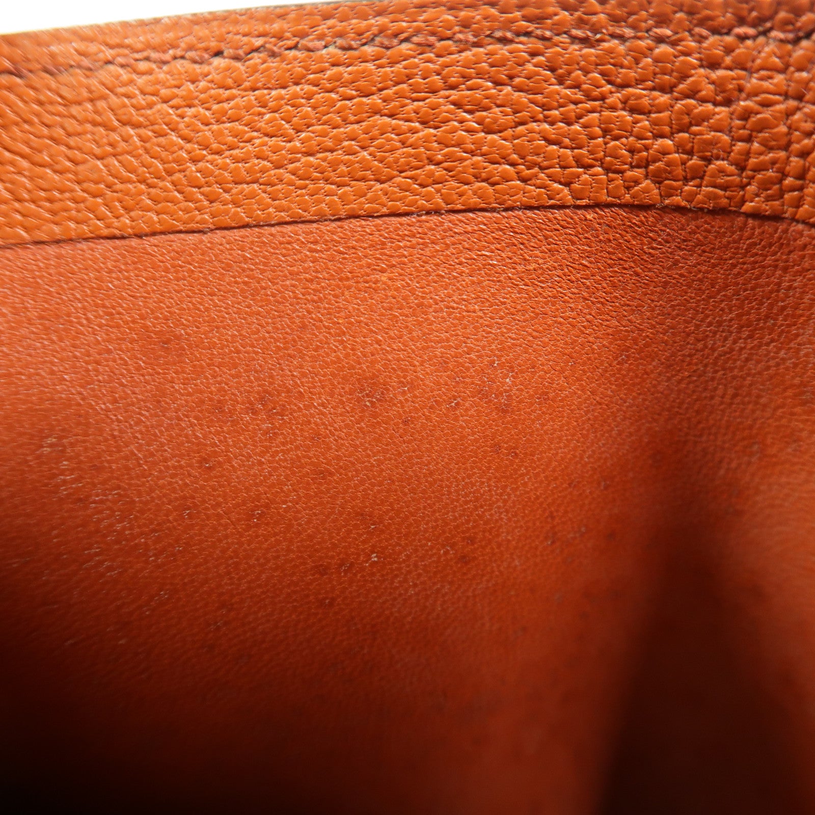 HERMES Chevre皮革Bearn Compact Wallet錢包Cuivre