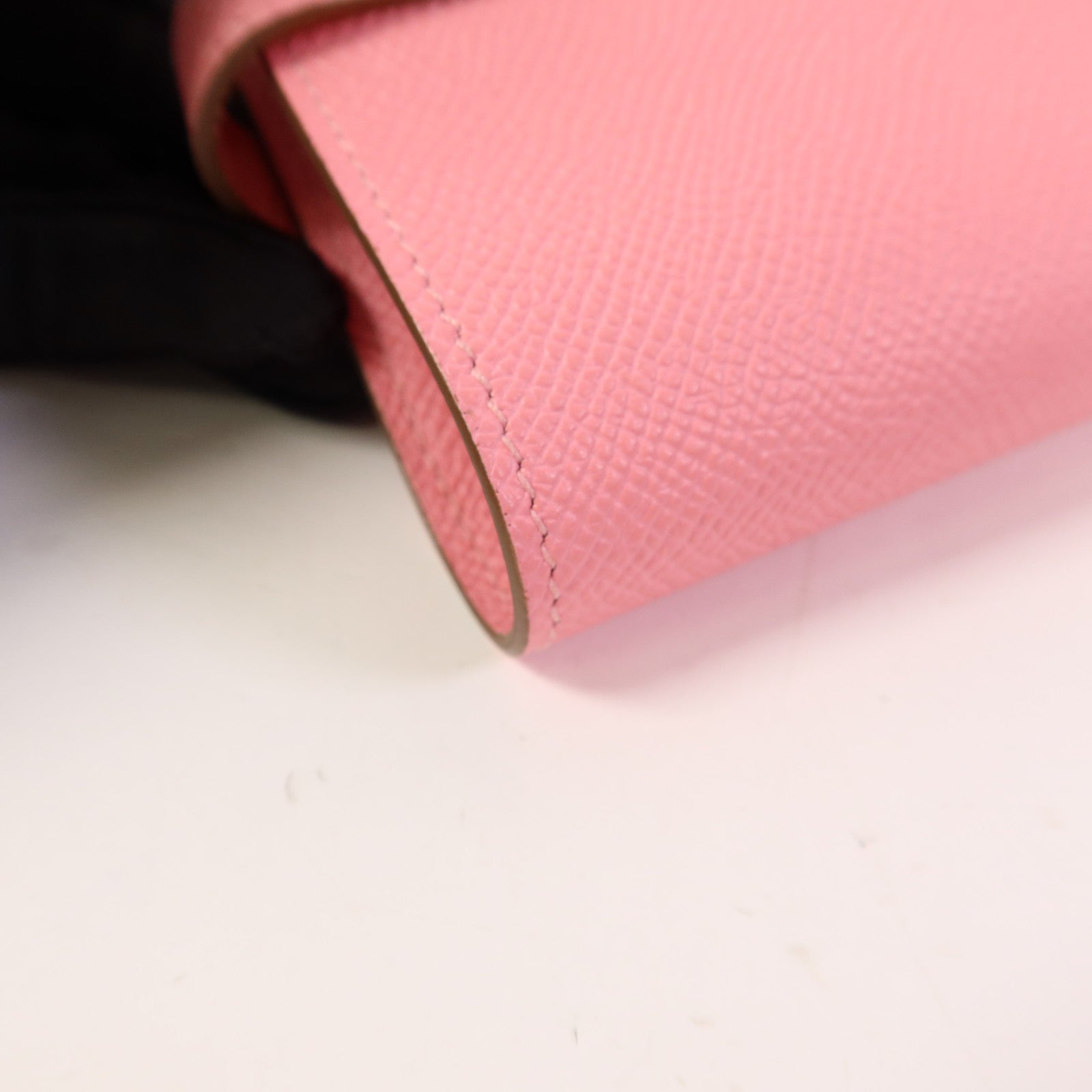 HERMES Epsom皮革Kelly Wallet銀扣錢包