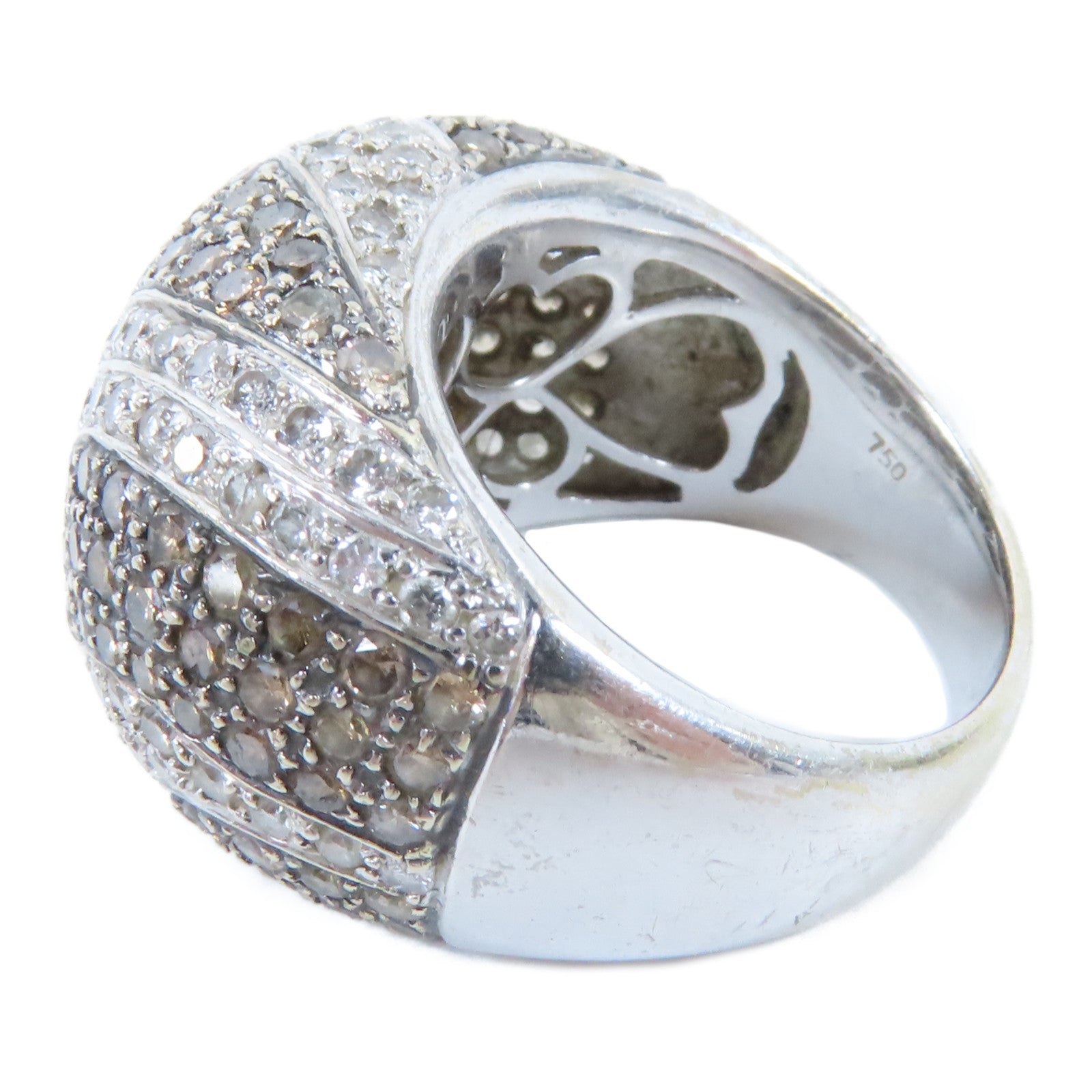 JEWELRY 18K白金Ring鑽石戒指US#6.75
