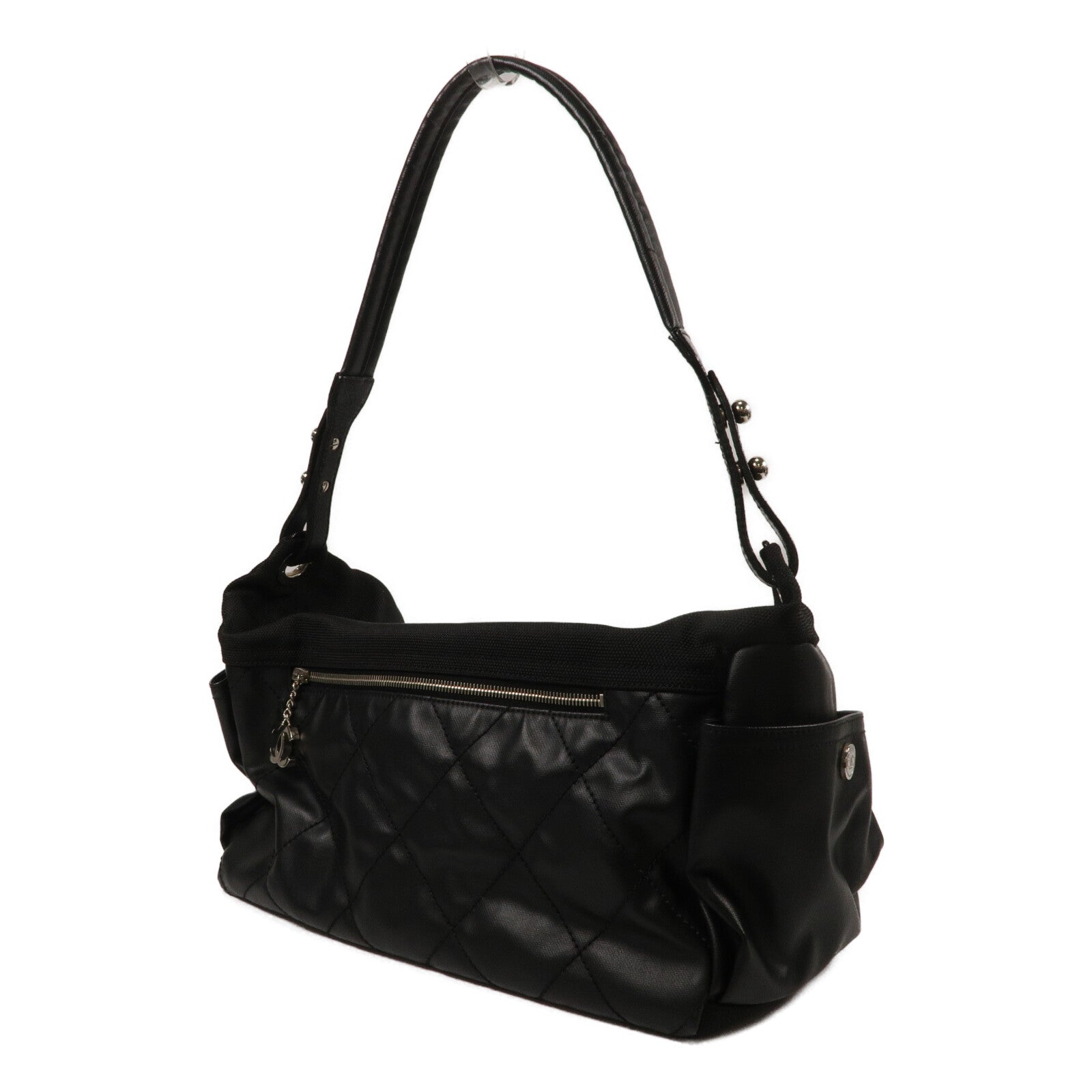CHANEL 帆布Paris Biarritz Shoulder Bag肩背袋