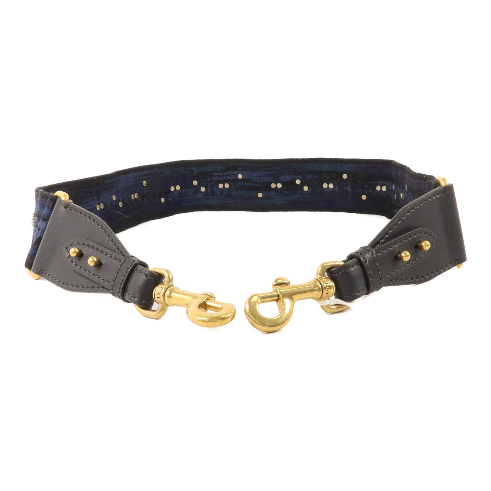 Dior 帆布Studded Shoulder Strap肩帶