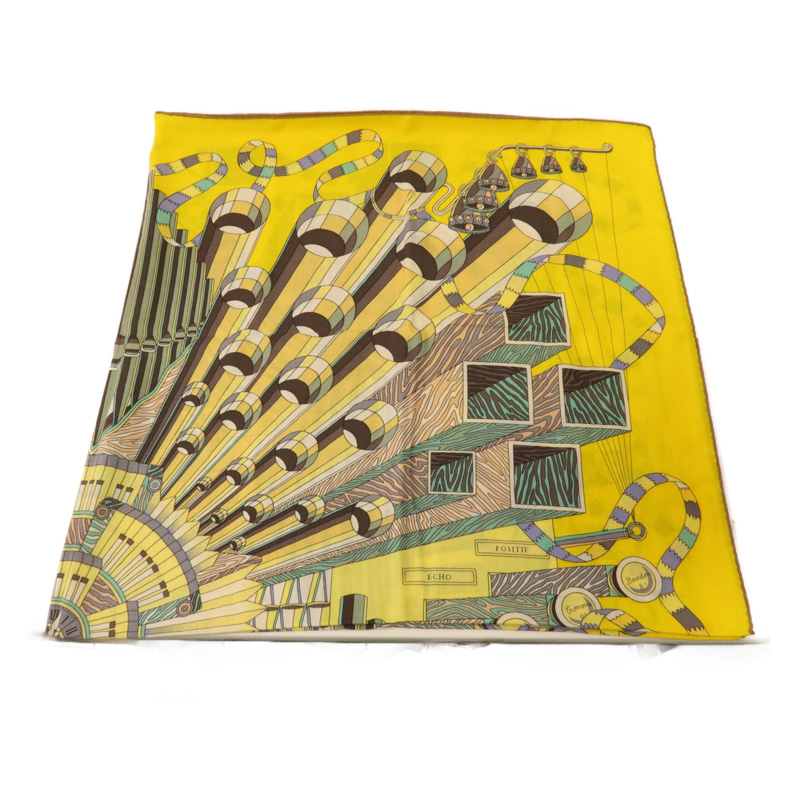 HERMES 羊絨/絲質Scarf圍巾