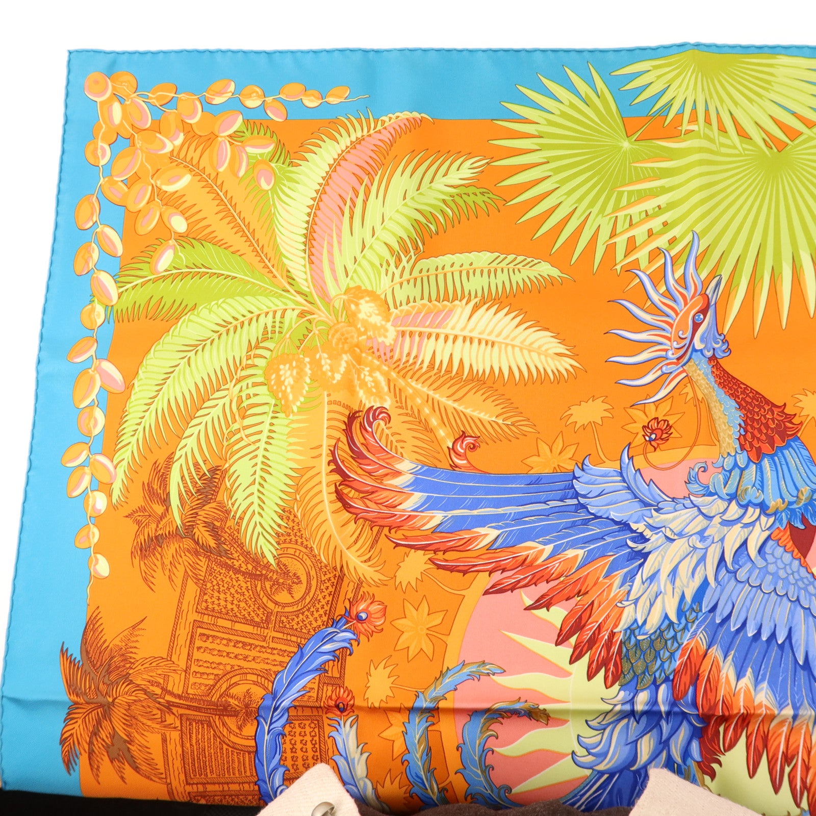 HERMES 絲質Scarf 90x90絲巾