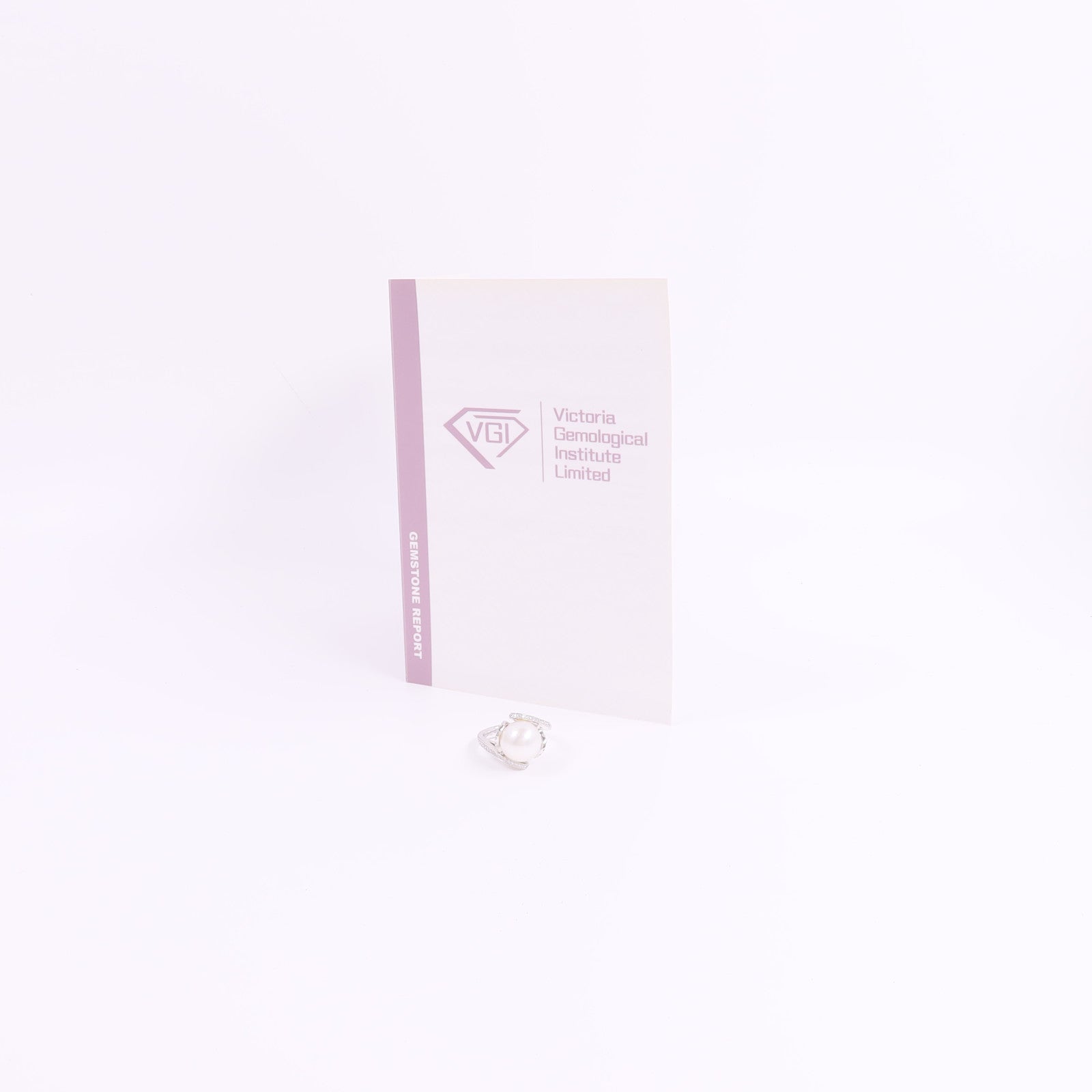 JEWELRY 18K黃金Pearl Diamond Ring珍珠/鑽石戒指