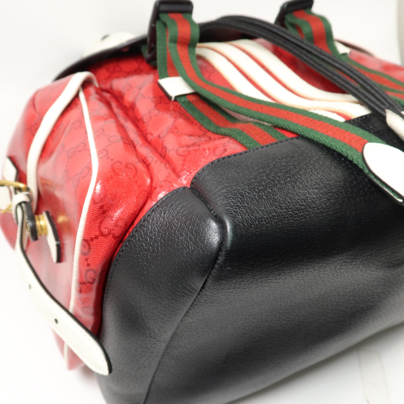 GUCCI 塗層帆布Gucci x Adidas Backpack背包