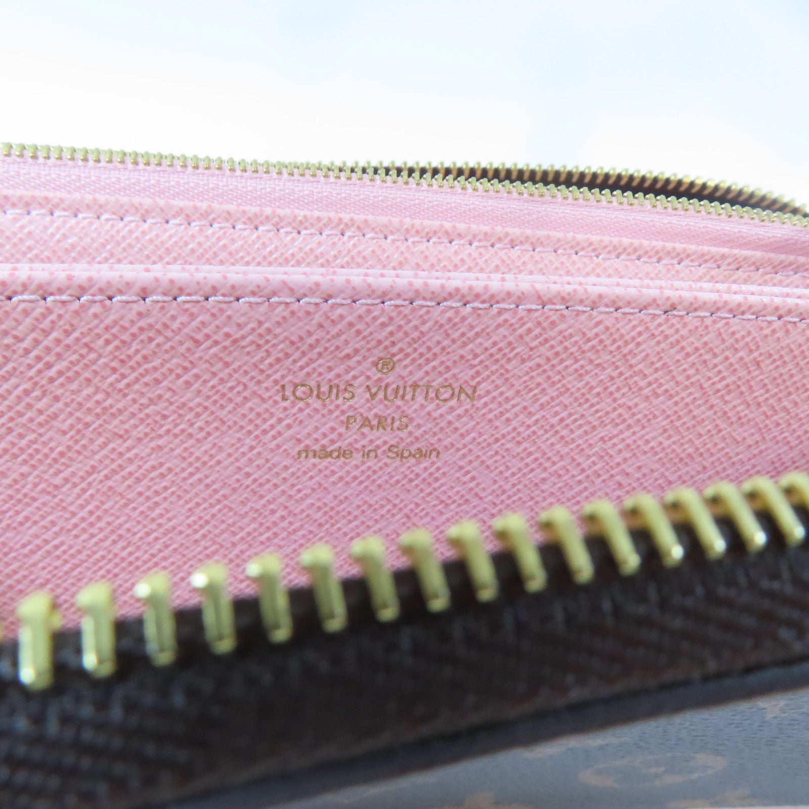 LOUIS VUITTON 【激減優惠】Monogram Zipper Long Wallet錢包啡色