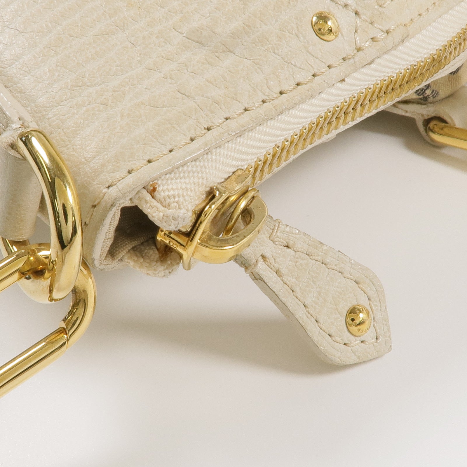 LOUIS VUITTON Monogram Mini Lin Marina GM金扣手挽肩背兩用袋