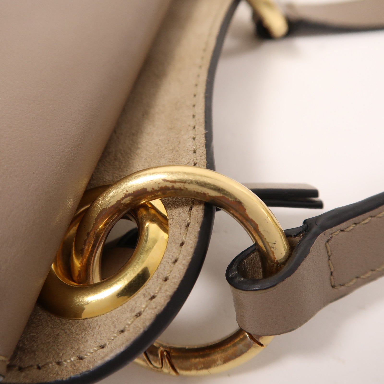 SEE BY CHLOE 牛皮皮革2 Way Shoulder金扣手挽肩背兩用袋