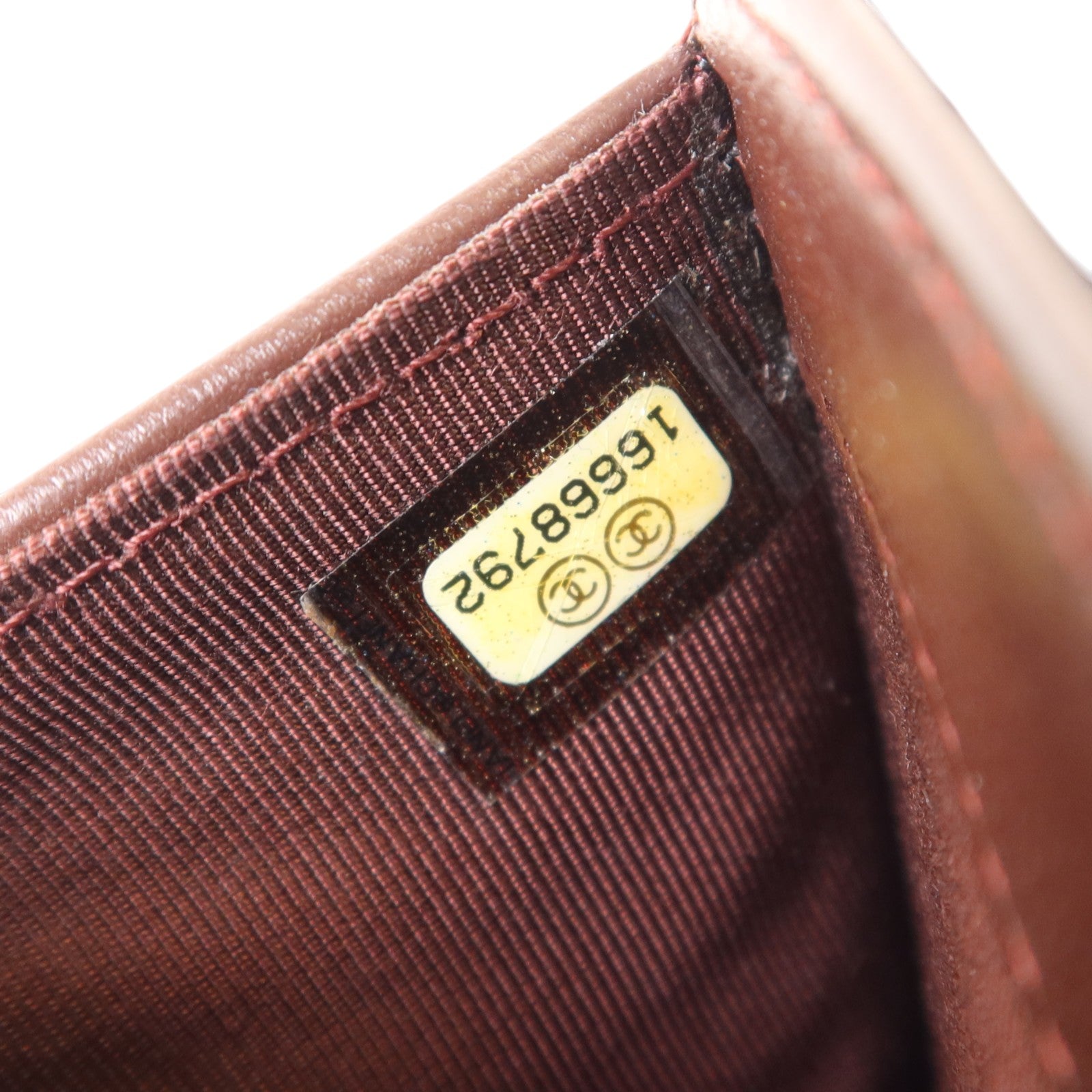 CHANEL 羊皮皮革Long Wallet銀扣長錢包
