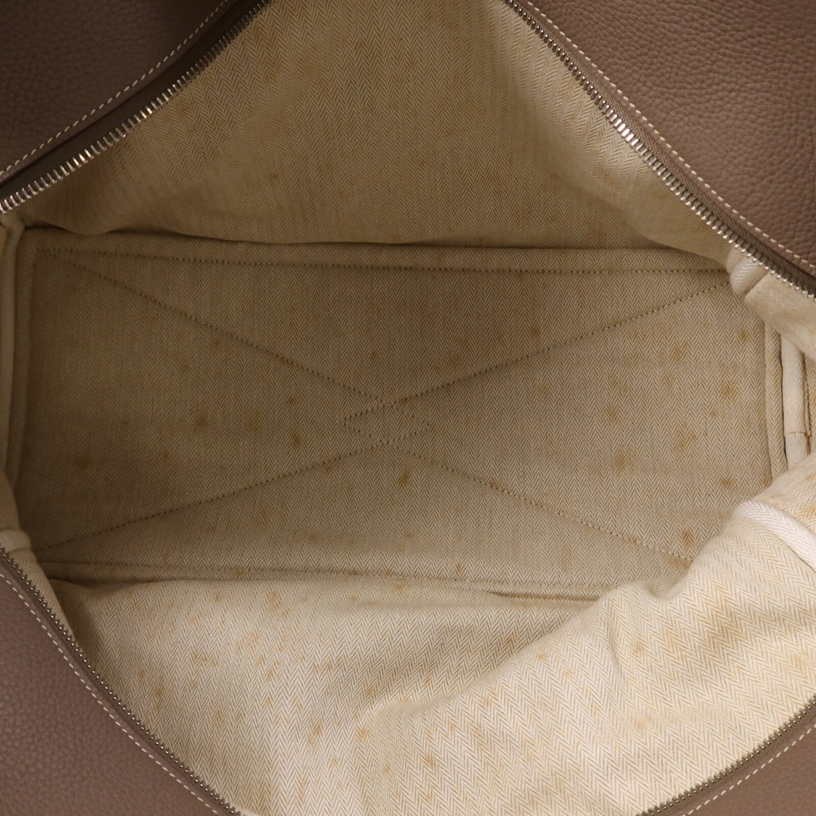 HERMES Clemence皮革Victoria 43銀扣肩背袋