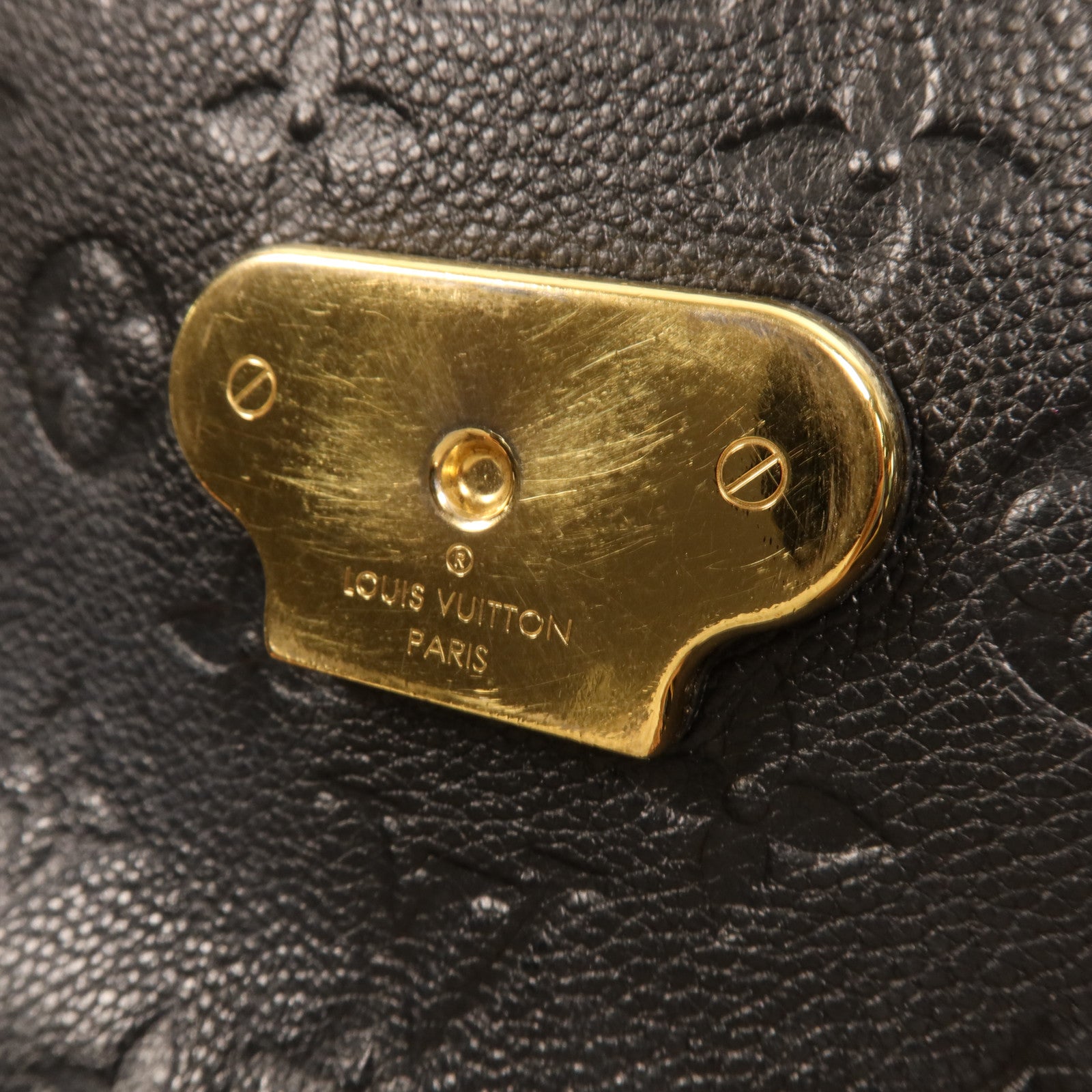LOUIS VUITTON Monogram Empreinte Georges BB金扣手挽肩背兩用袋