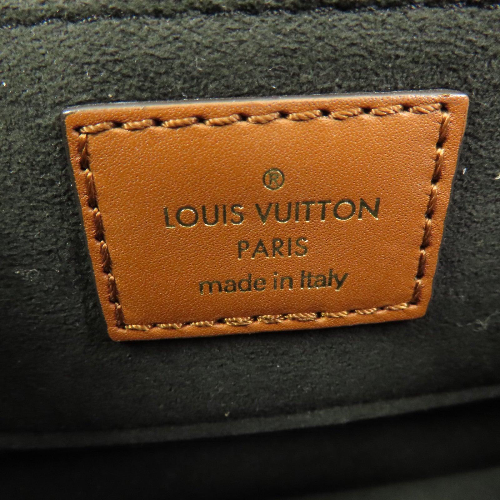 LOUIS VUITTON Monogrqam Reverse Mini Dauphine肩背袋棕色