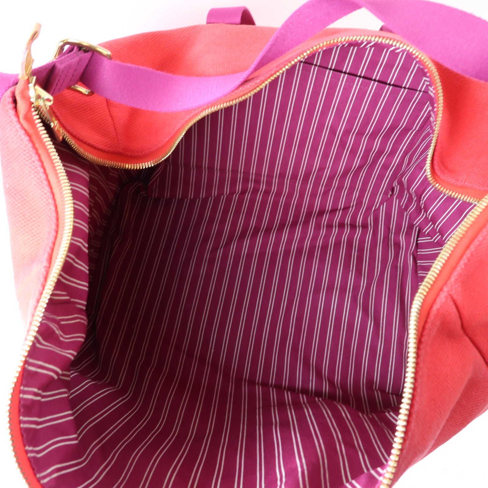 LOUIS VUITTON 帆布Antigua Sac Weekend金扣手挽袋紅色