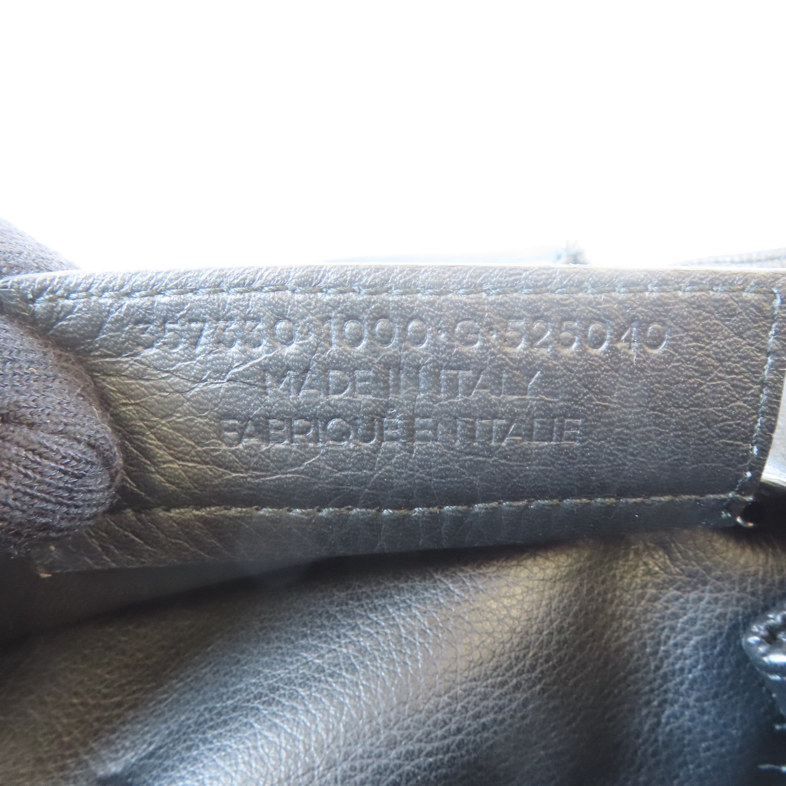 BALENCIAGA 【激減優惠】牛皮皮革Tote Bag銀扣手挽袋黑色