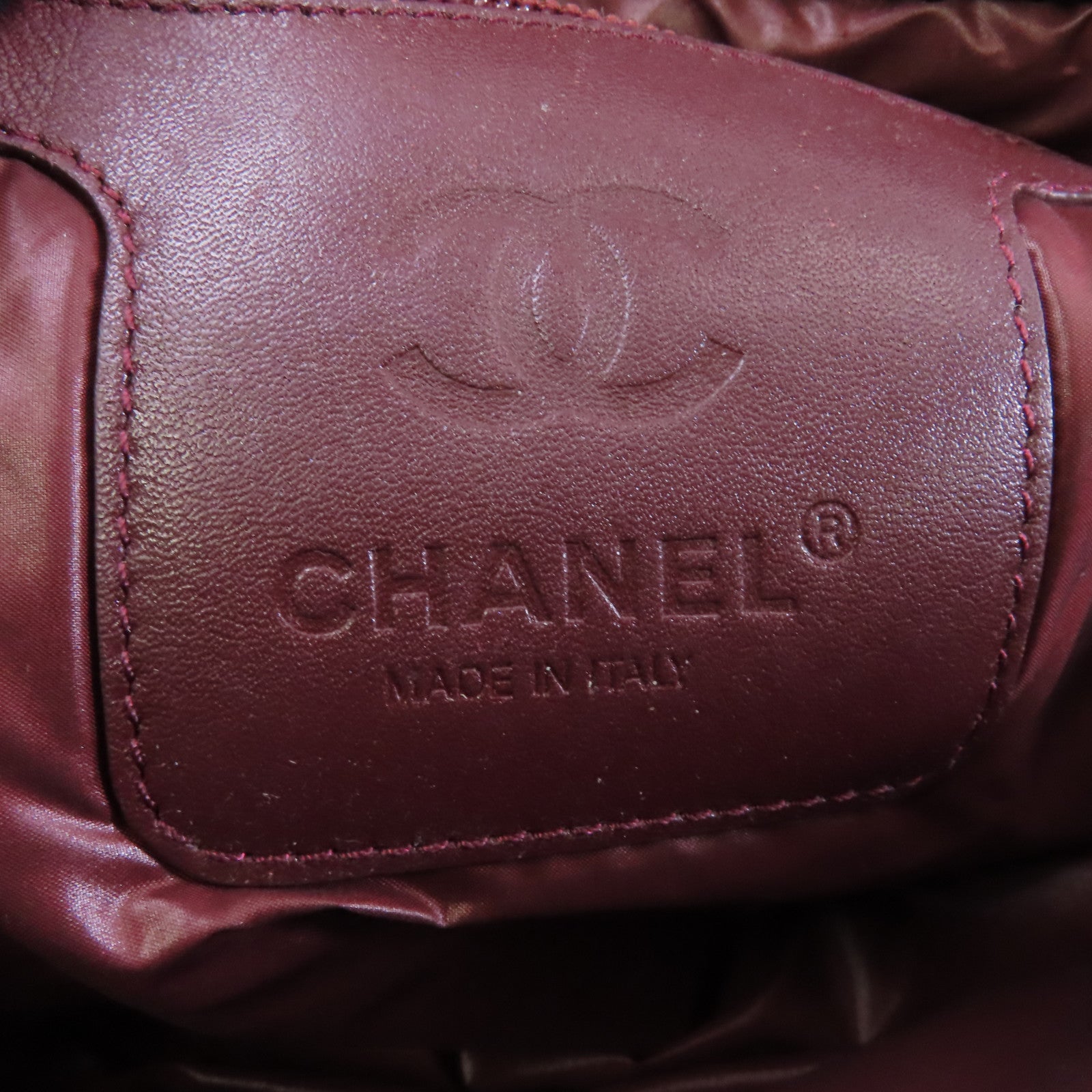 CHANEL 菱格尼龍Coco Cocoon銀扣肩背袋黑色