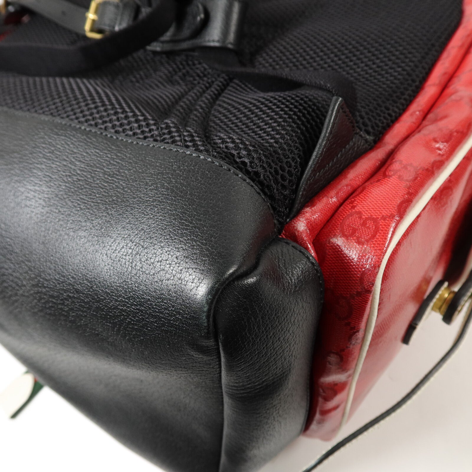 GUCCI 塗層帆布Gucci x Adidas Backpack背包